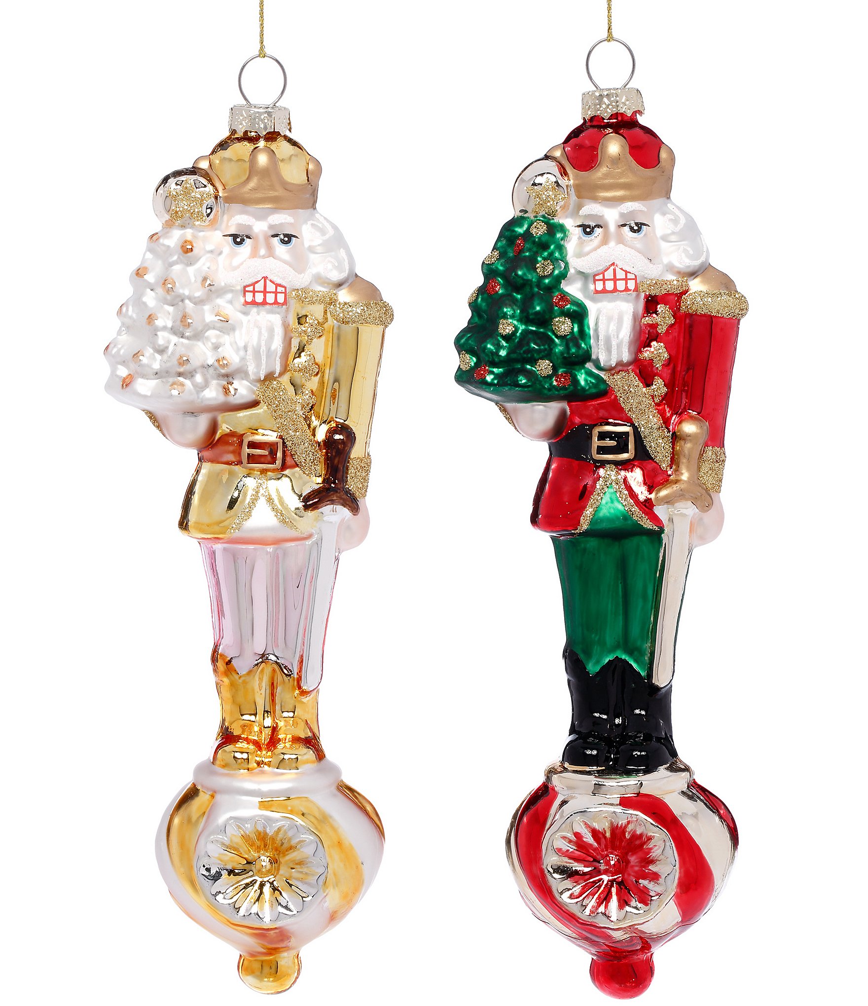 Mark Roberts Holiday Collection 6-Piece Assortment Festive Nutcracker Ornament Box Set
