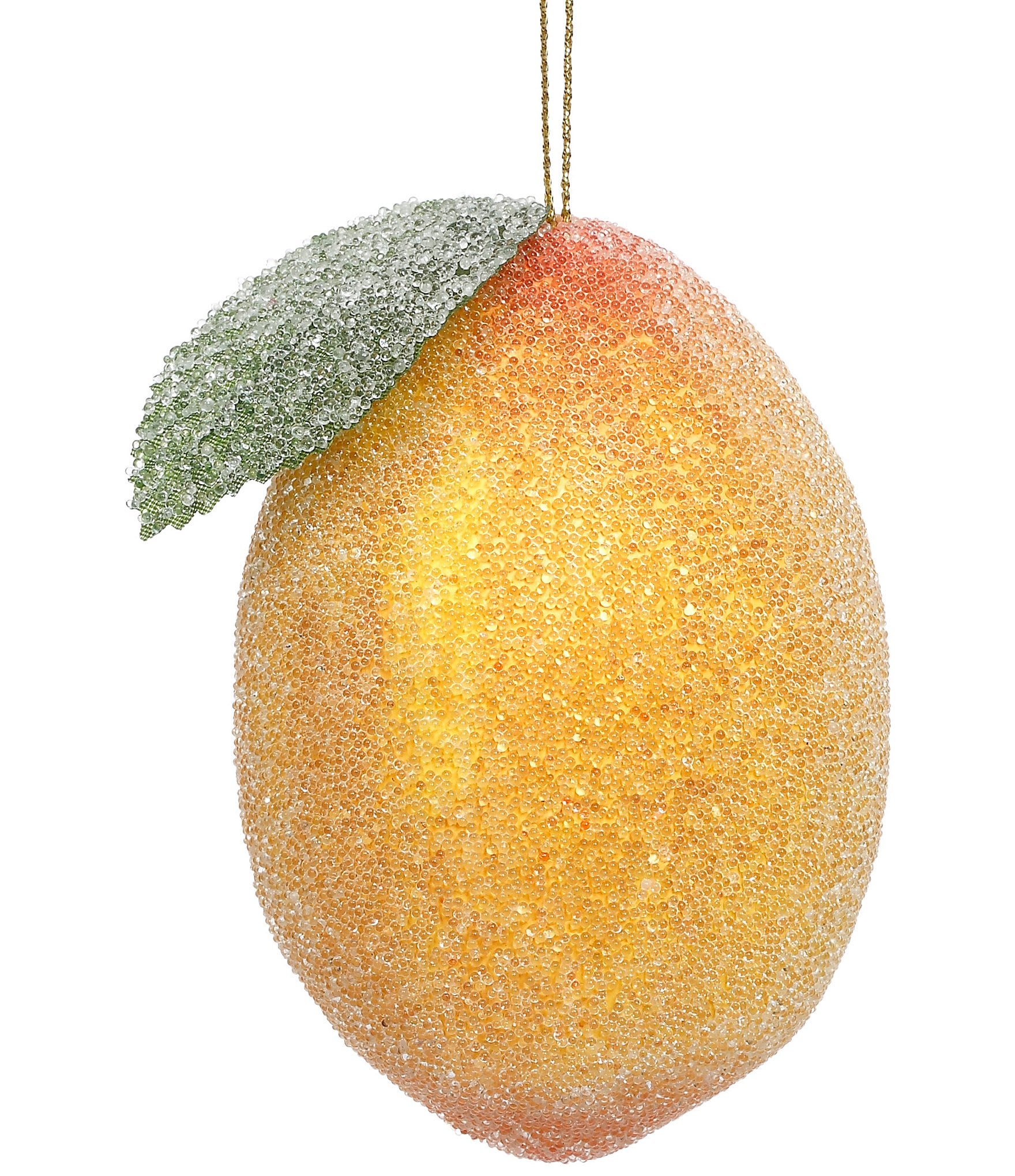 Mark Roberts Holiday Collection 6-Piece Frosted Lemon Hanging Boxed Ornament Set