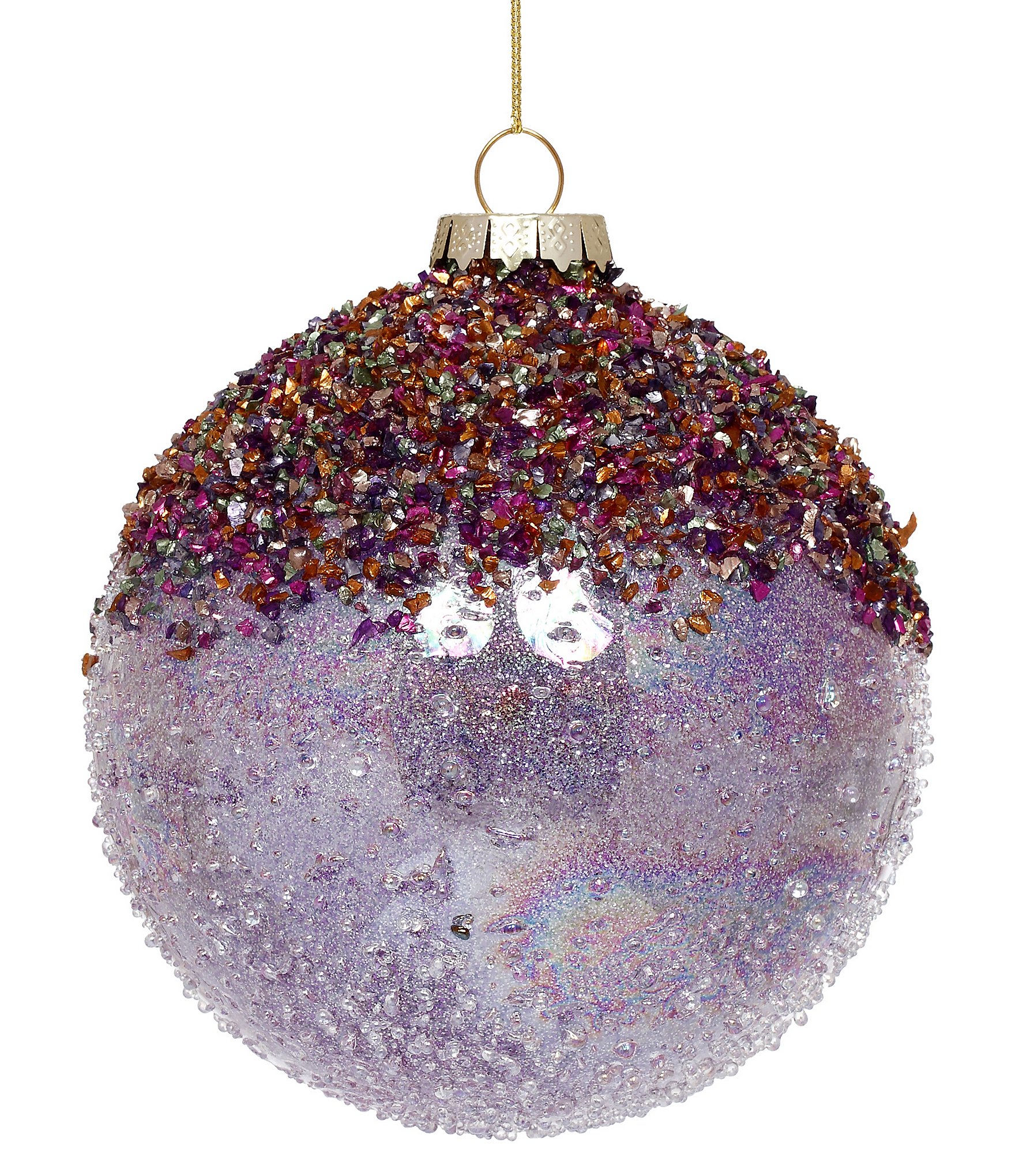 Mark Roberts Holiday Collection 6-Piece Sequin Flowing Ball Ornament Set