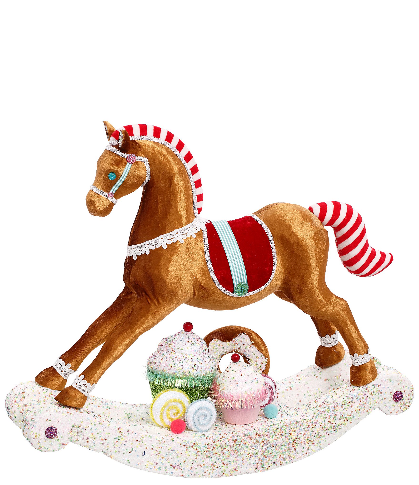 Mark Roberts Holiday Collection Cupcakes Rocking Horse Figurine | Dillard's