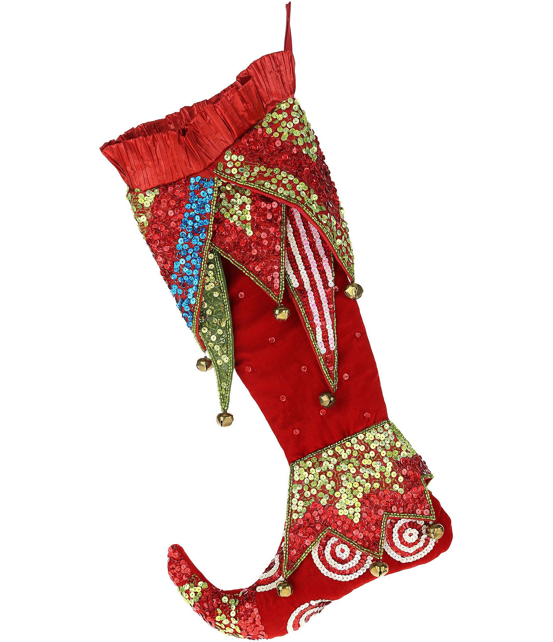 Mark Roberts Holiday Collection Festive Jester Christmas Stocking, Large  Dillard's