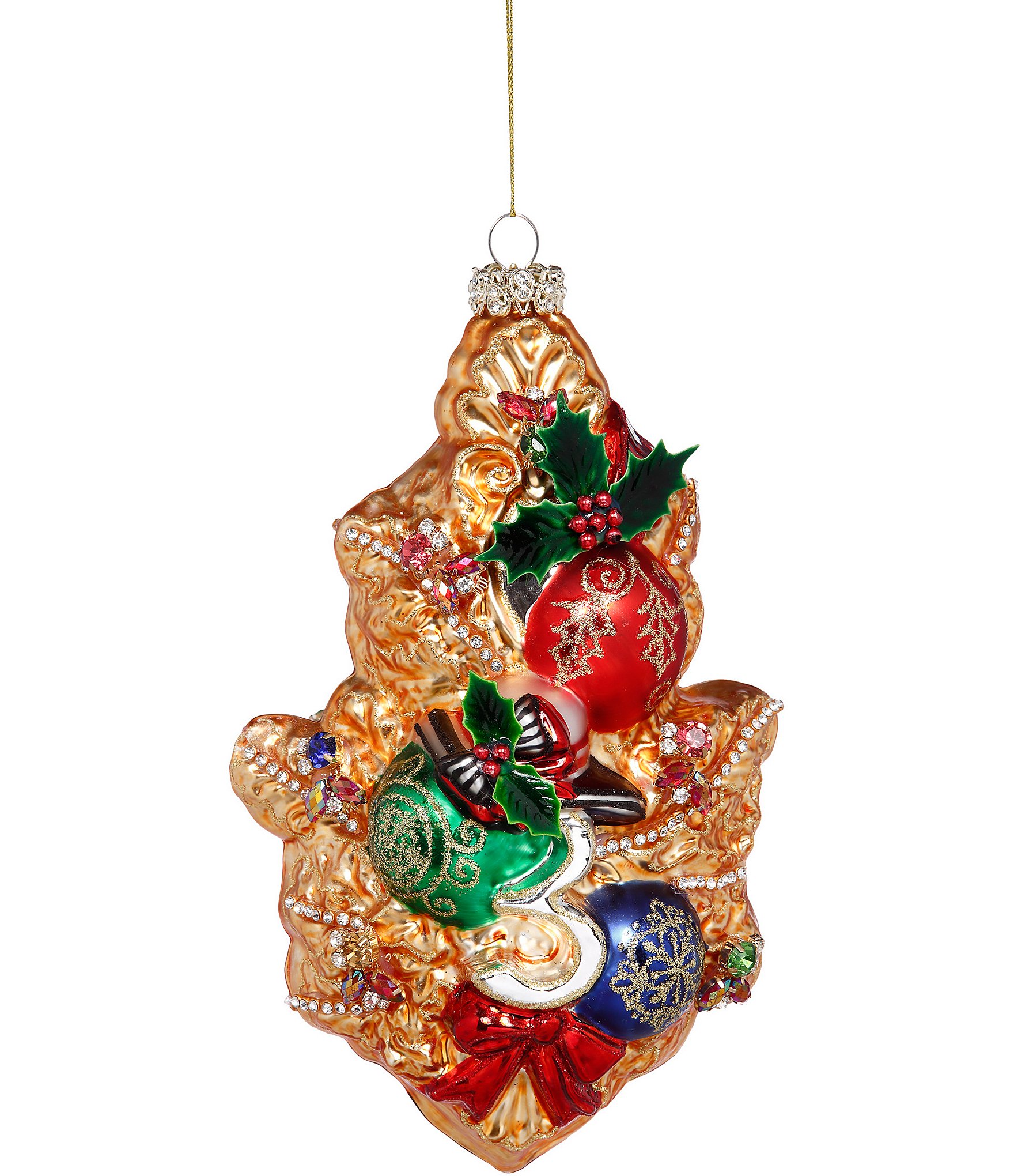 Mark Roberts Holiday Collection Three French Hens Jeweled Glass ...