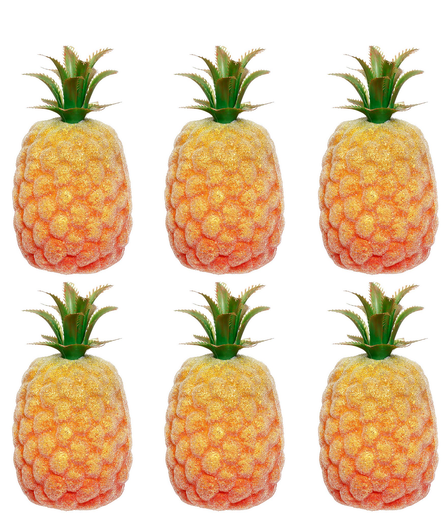 Mark Roberts Pineapple Ornament Set Of 6