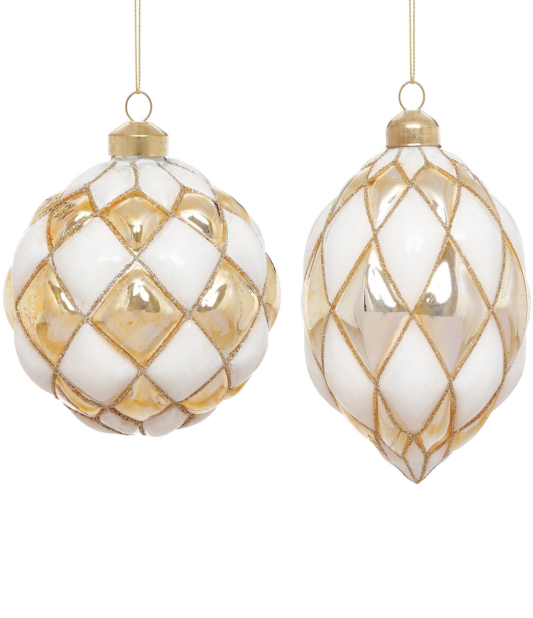 Mark Roberts Quilted Ornament, Box of 6