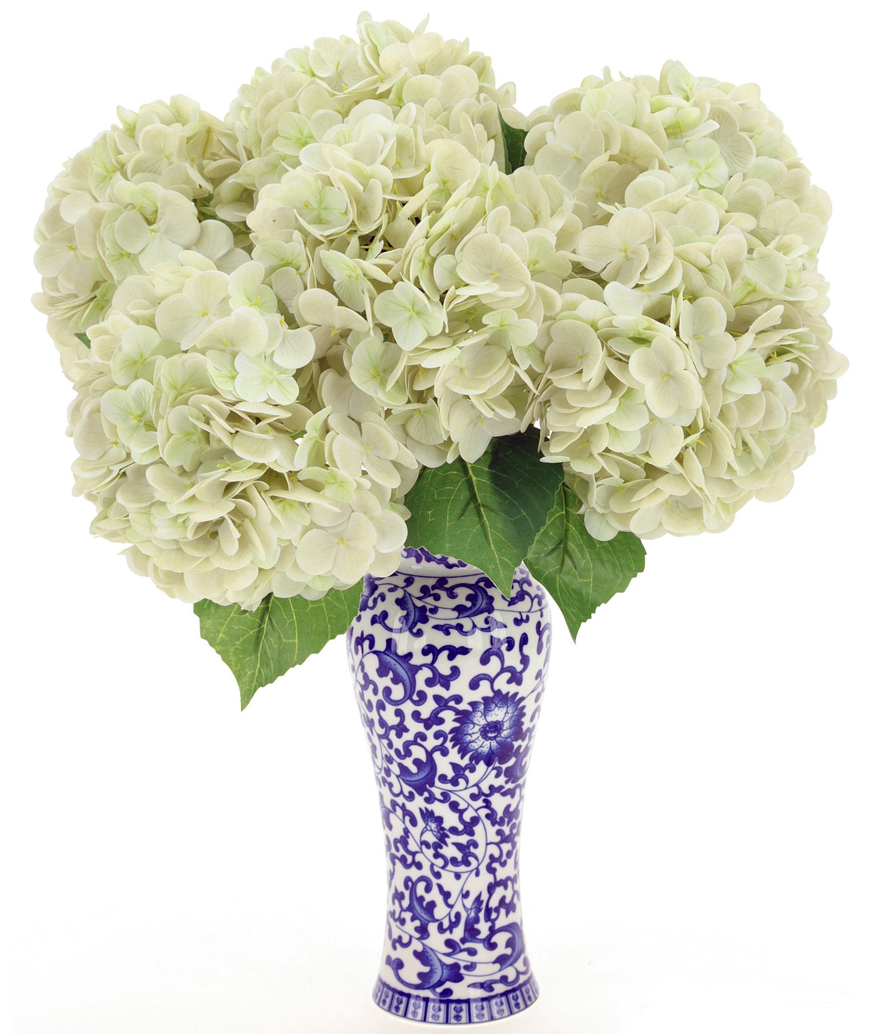 Mark Roberts Vibrant Hydrangea Natural Touch Stems, Boxed Set of 6