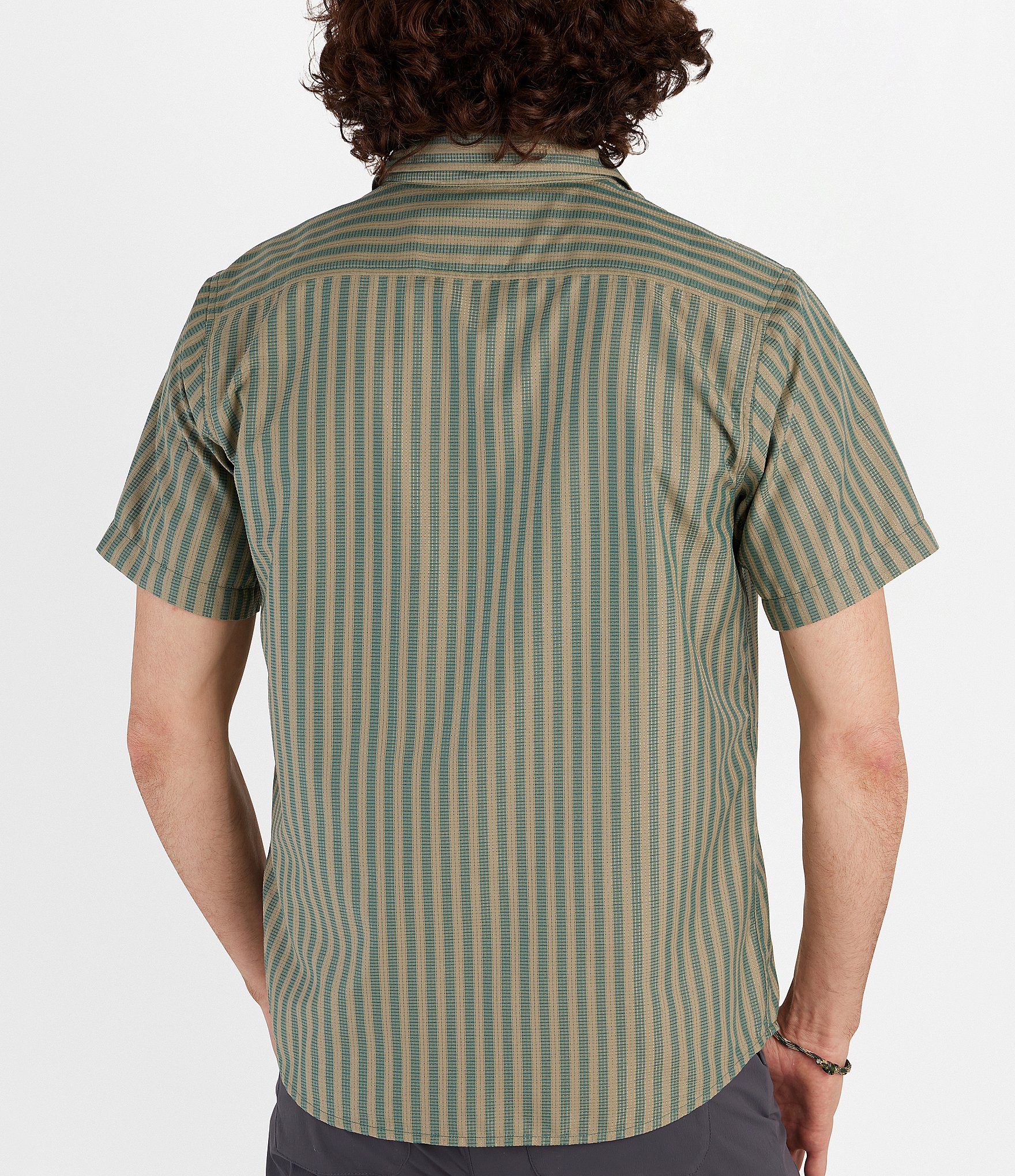 Marmot Aerobora Austin Stripe Short Sleeve Woven Shirt