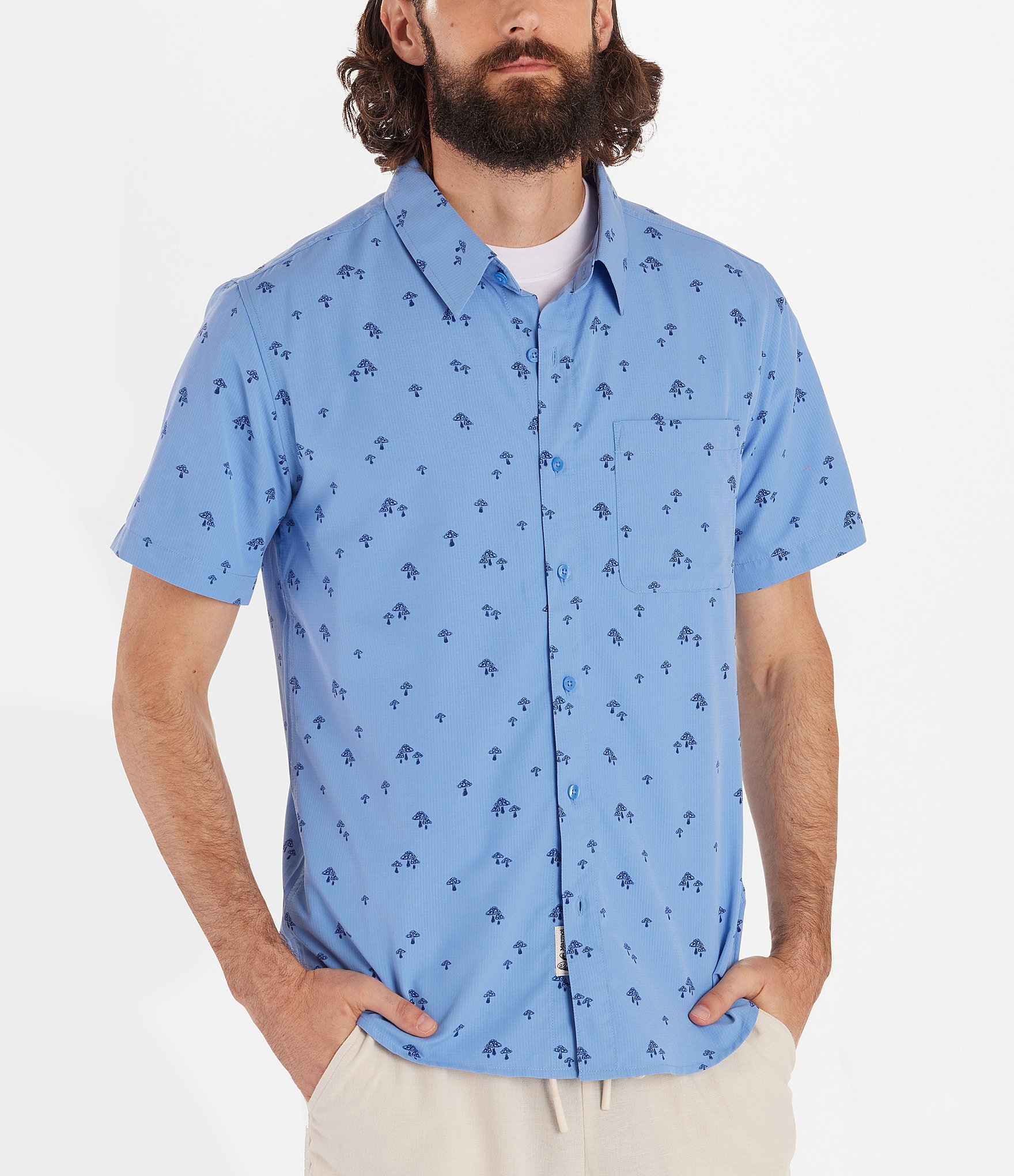 Marmot Aerobora Printed Short Sleeve Woven Shirt