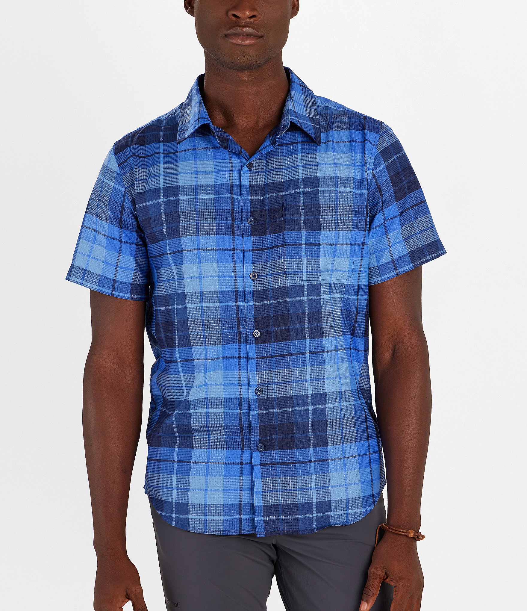 Marmot Aerobora Short-Sleeve Plaid Woven Shirt