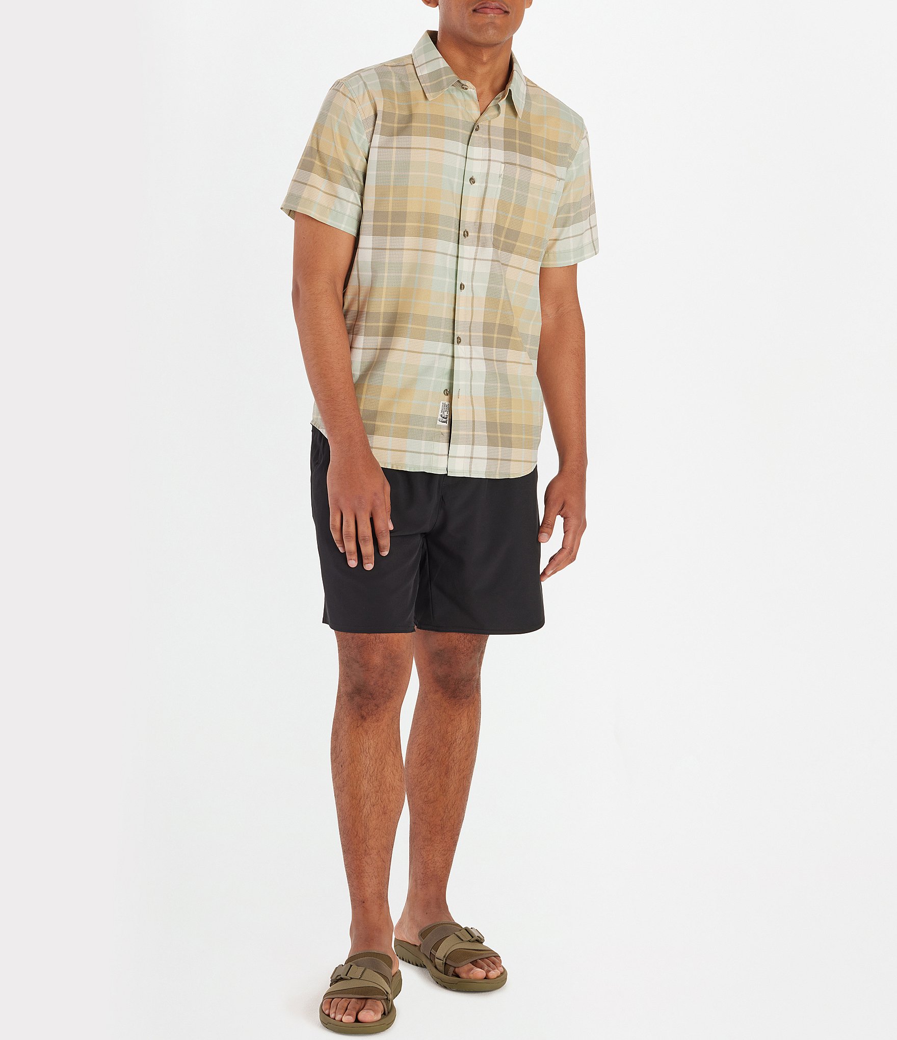 Marmot Aerobora Wayland Plaid Short Sleeve Woven Shirt