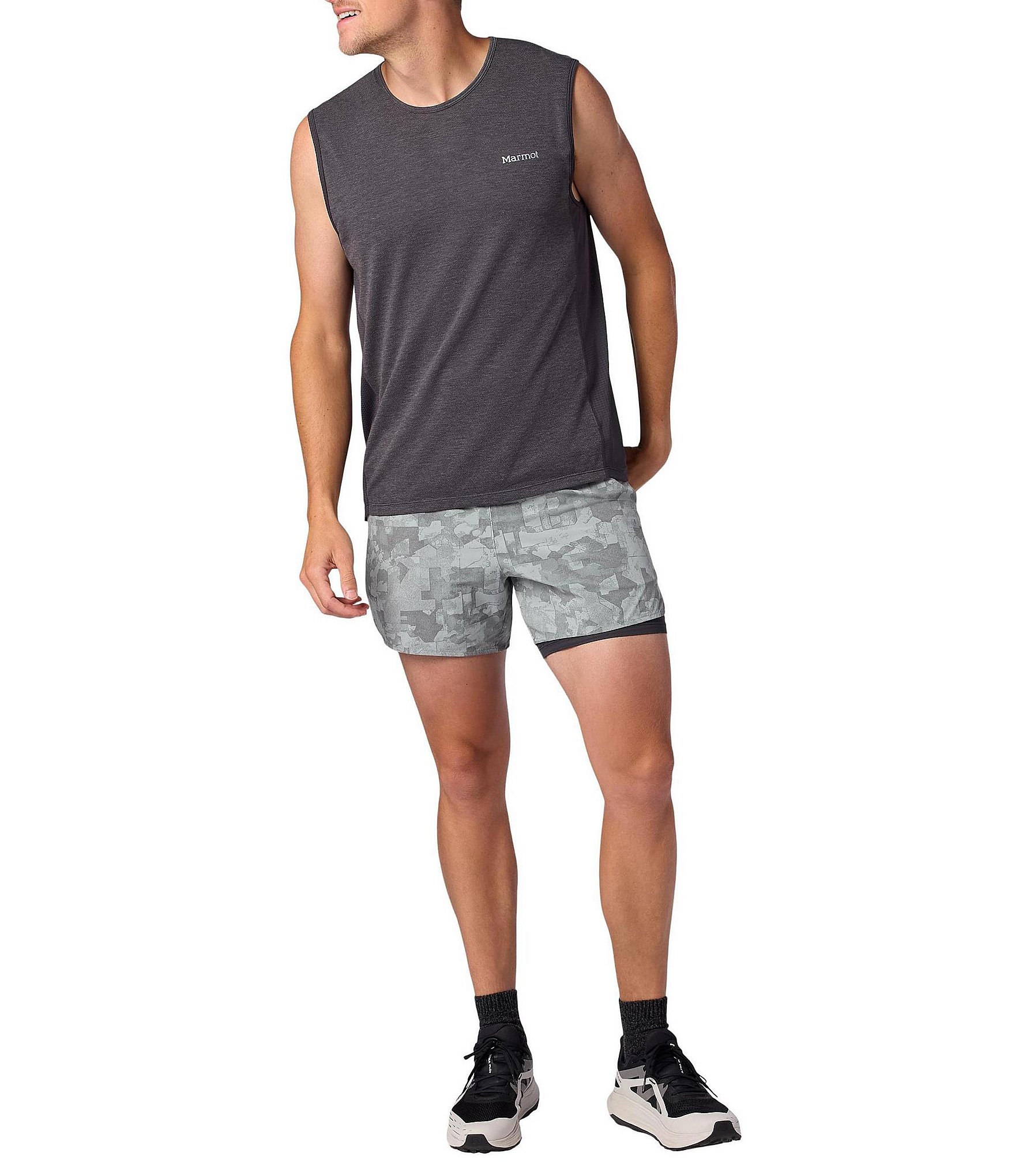 Marmot Uptrail Solid Stretch Muscle Tank