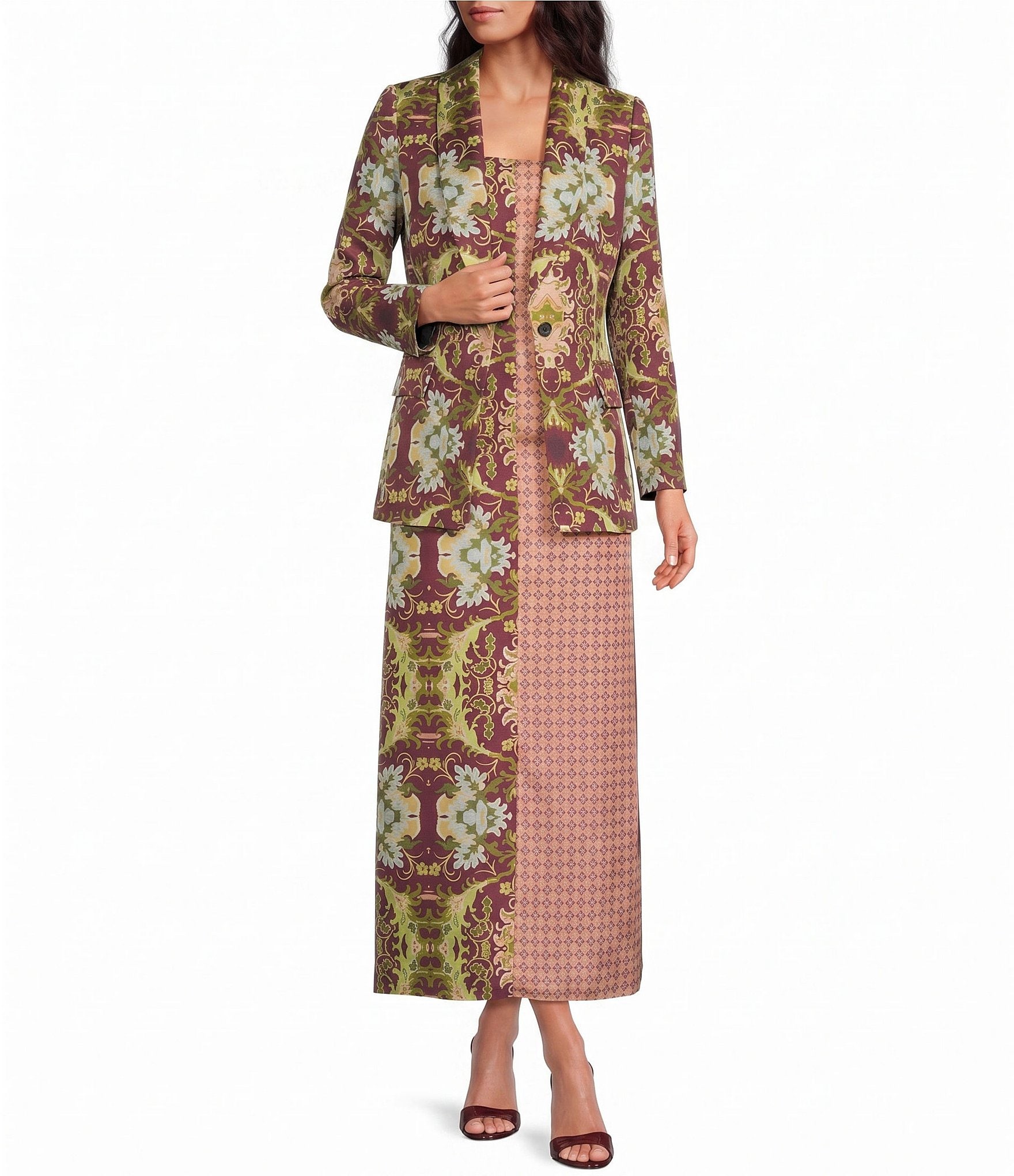 Mason's Daughter Larkin Floral Silk Blazer