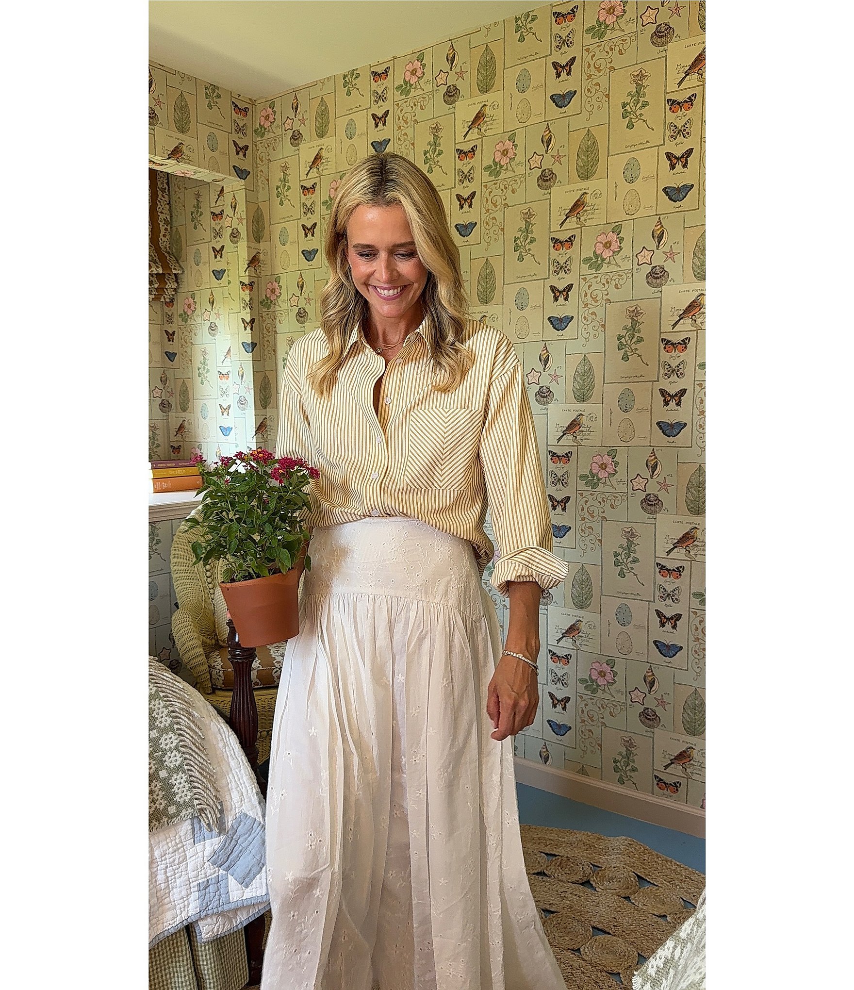 Mason's Daughter Matthew Stripe Button Down Shirt