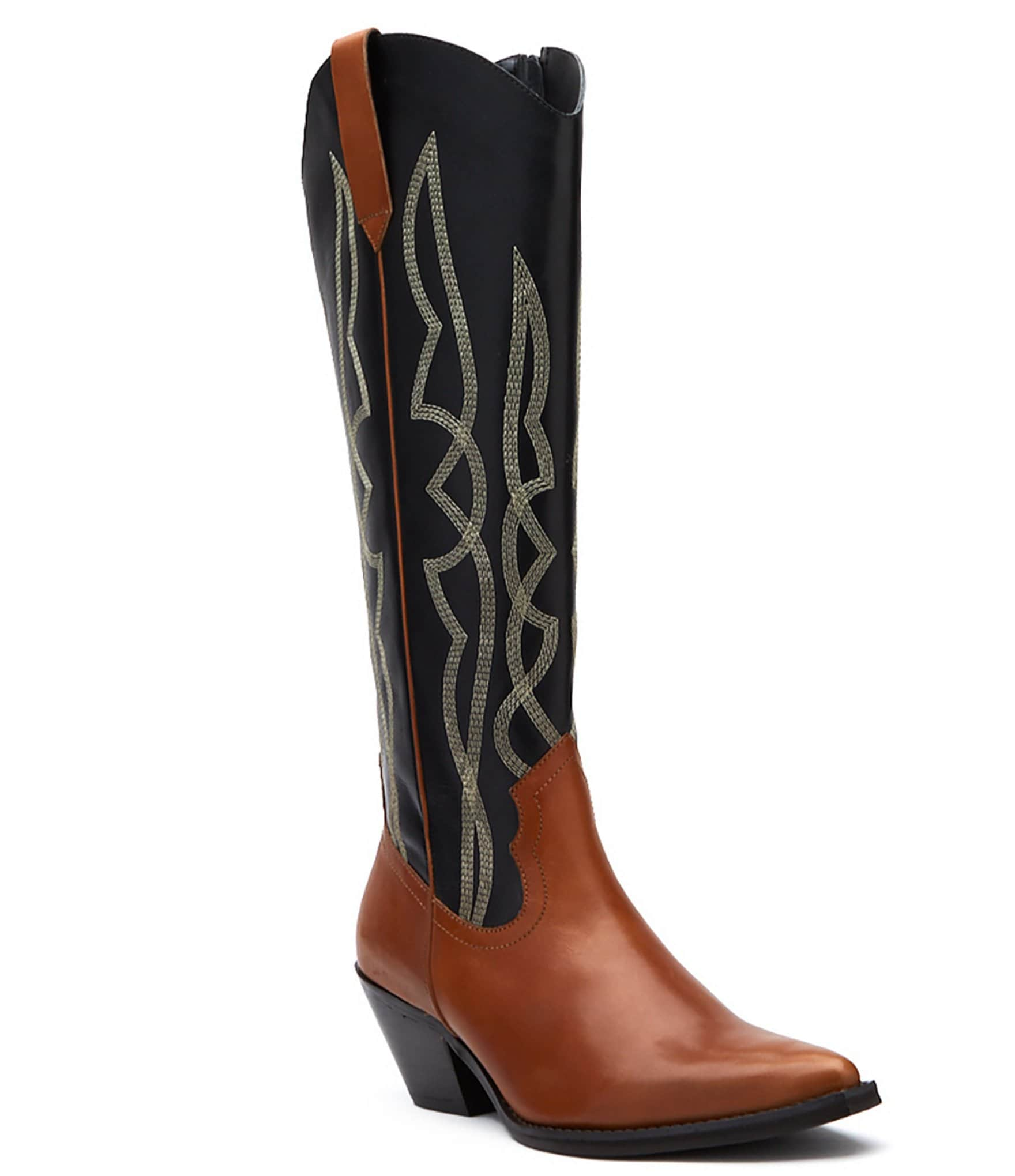 Matisse Alpine Tall Western Leather Suede Boots | Dillard's