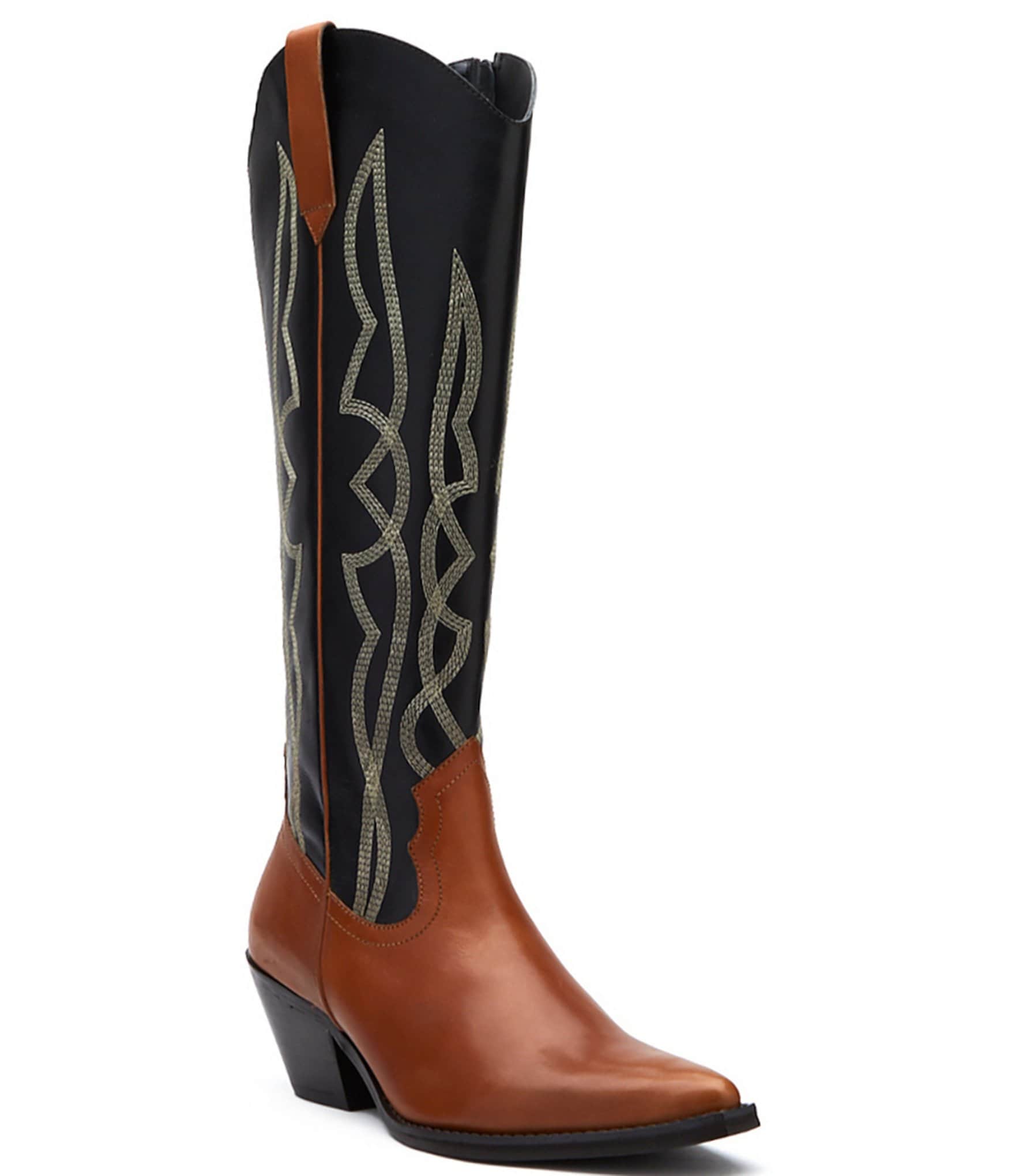 Matisse Alpine Tall Western Leather Suede Boots | Dillard's