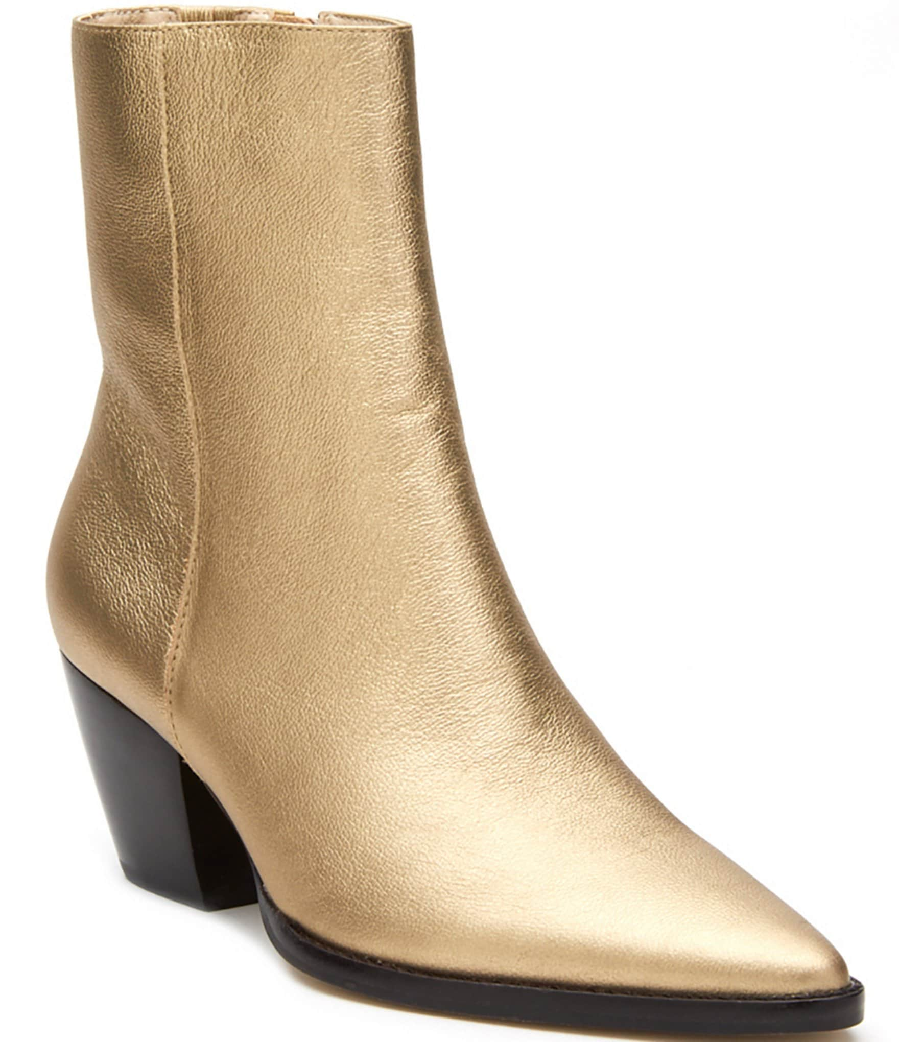 gold boots