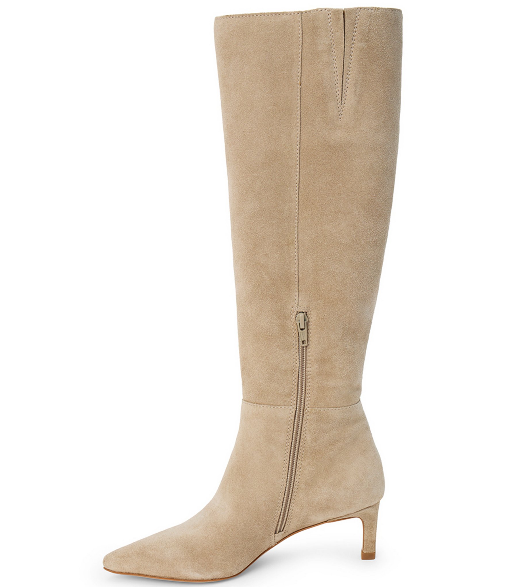 Matisse Priscilla Suede Kitten Heel Tall Boots