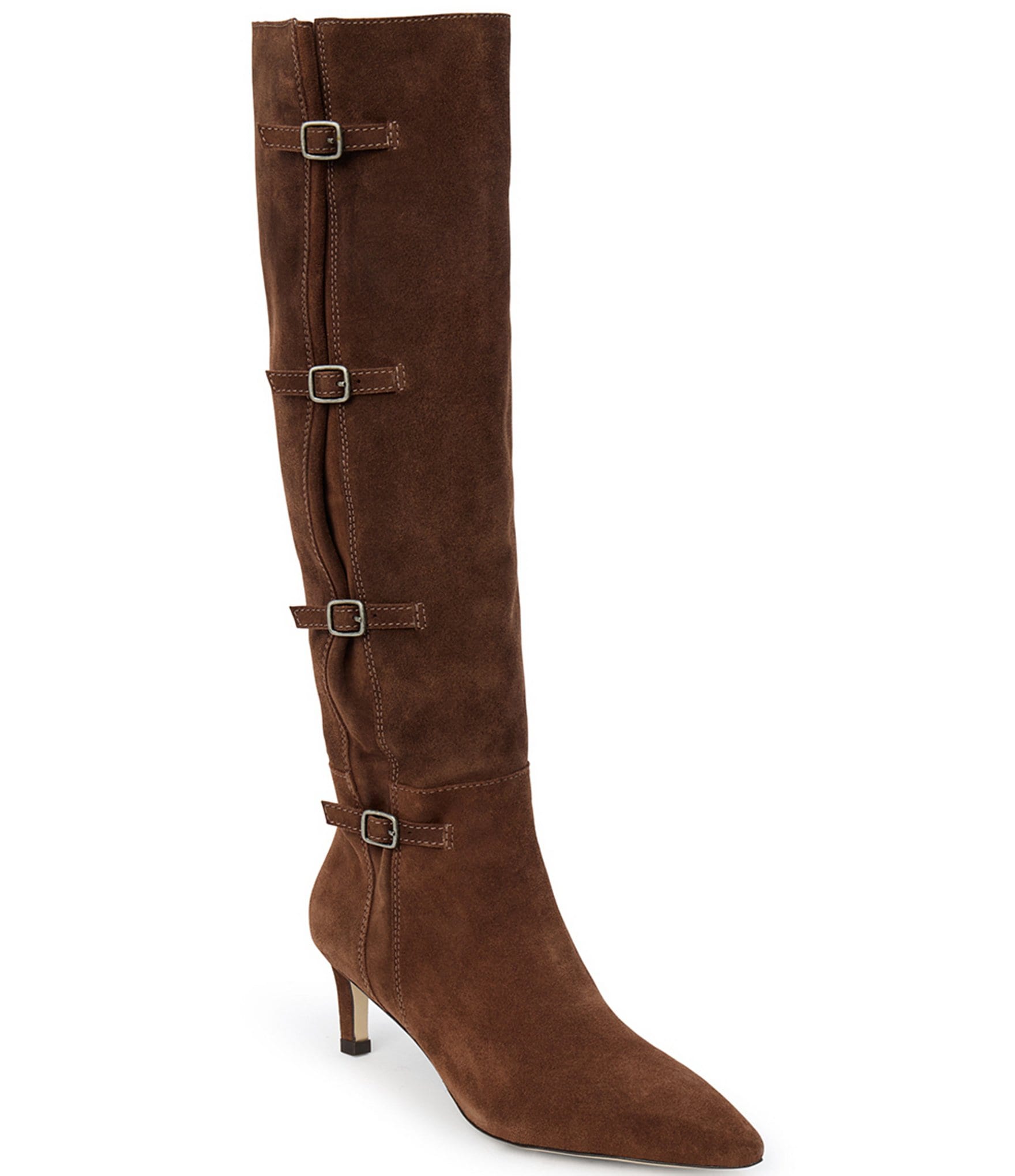 Matisse Priscilla Suede Kitten Heel Tall Boots