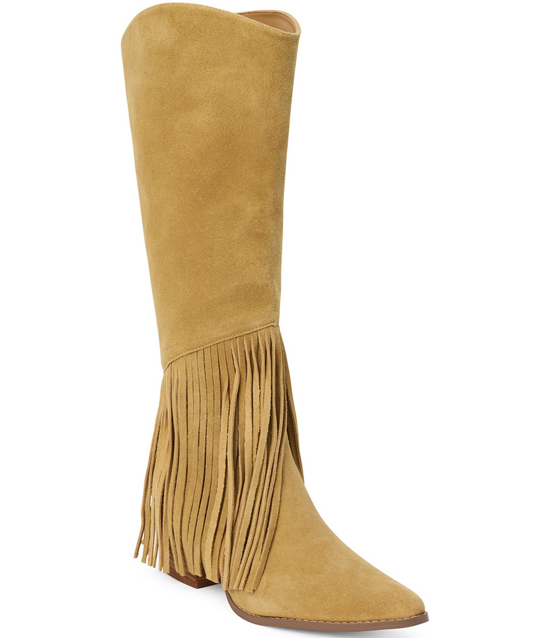 Matisse Tatum Suede Fringe Tall Boots