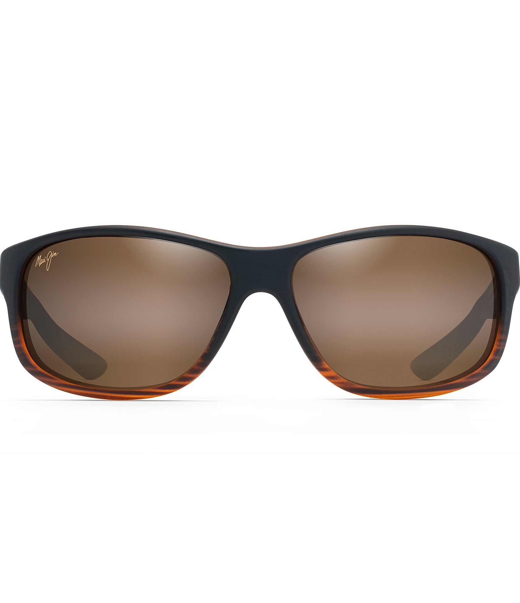 Maui Jim Kaiwi Channel PolarizedPlus2® Wrap 62mm Sunglasses