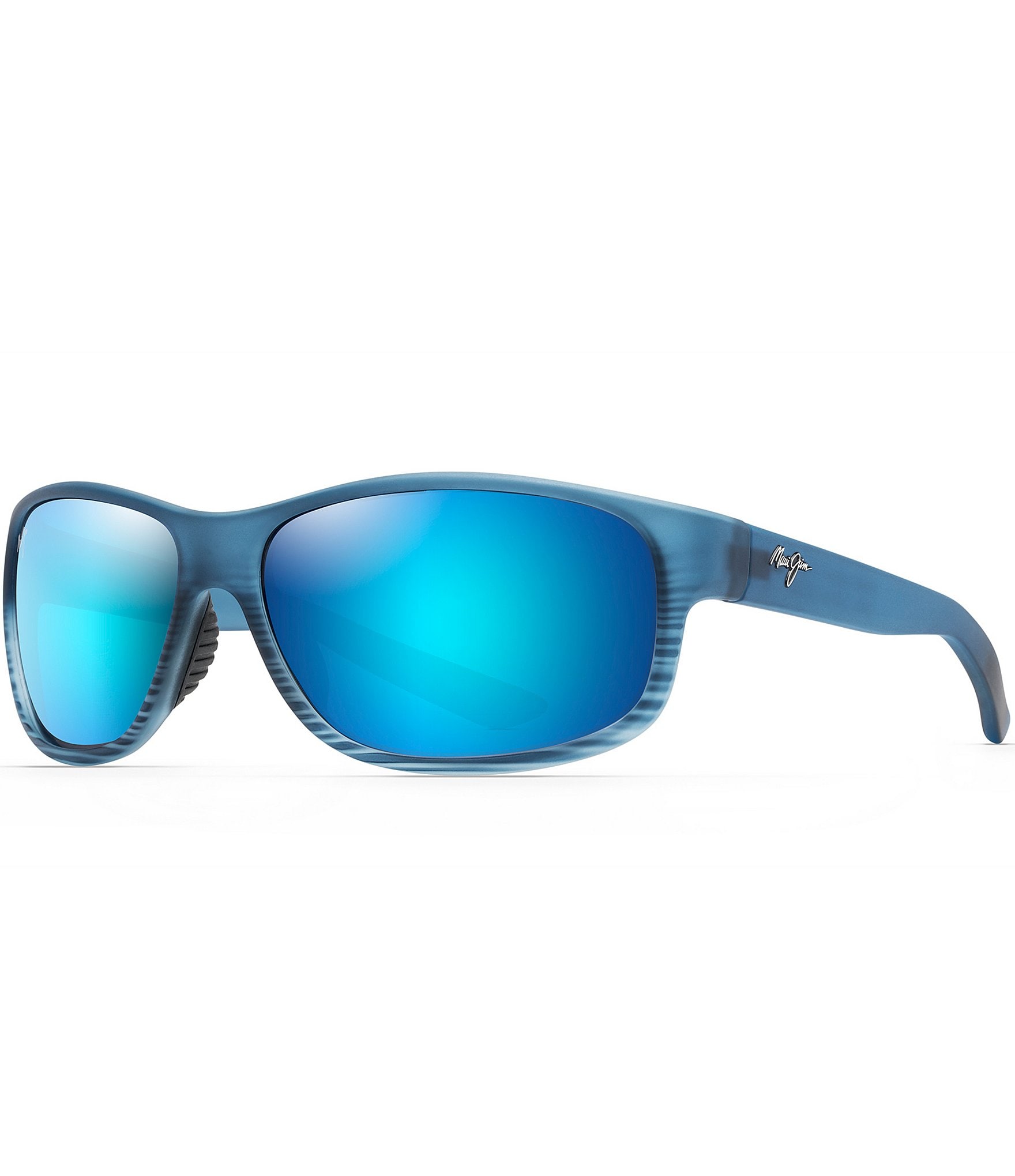 Maui Jim Kaiwi Channel PolarizedPlus2® Wrap 62mm Sunglasses