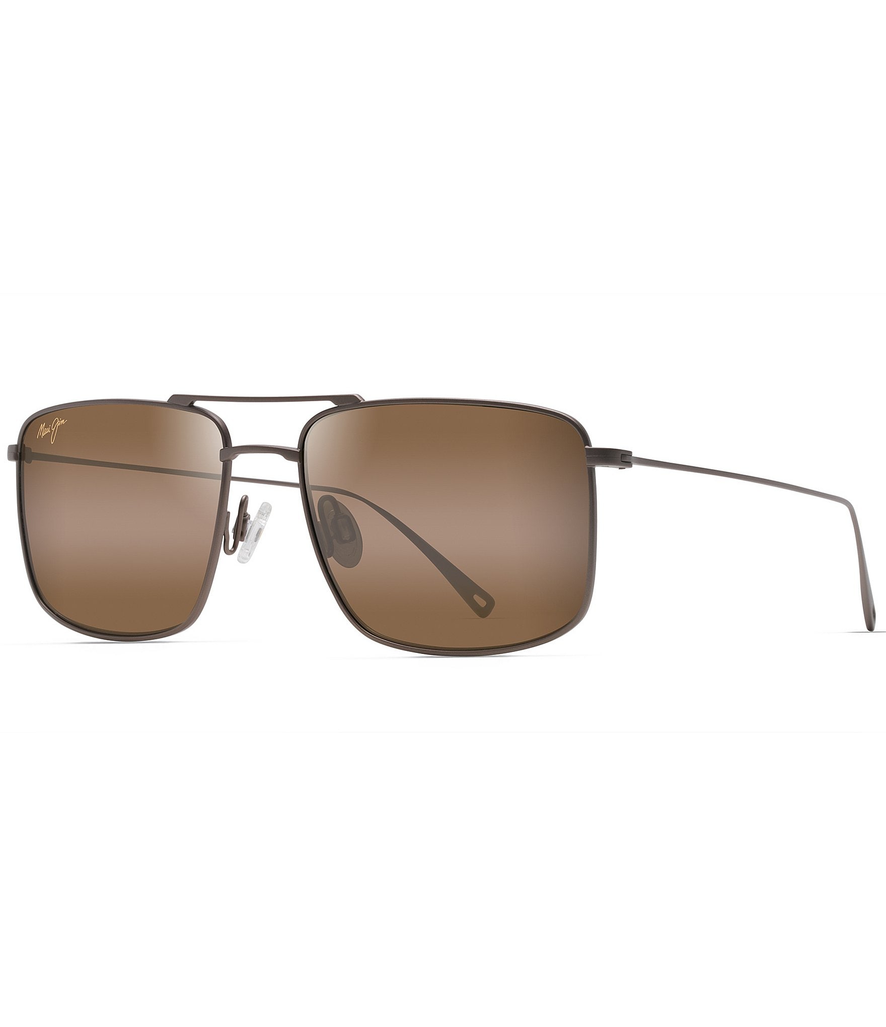 Maui Jim Men's Aeko 55mm Aviator Polarized Sunglasses