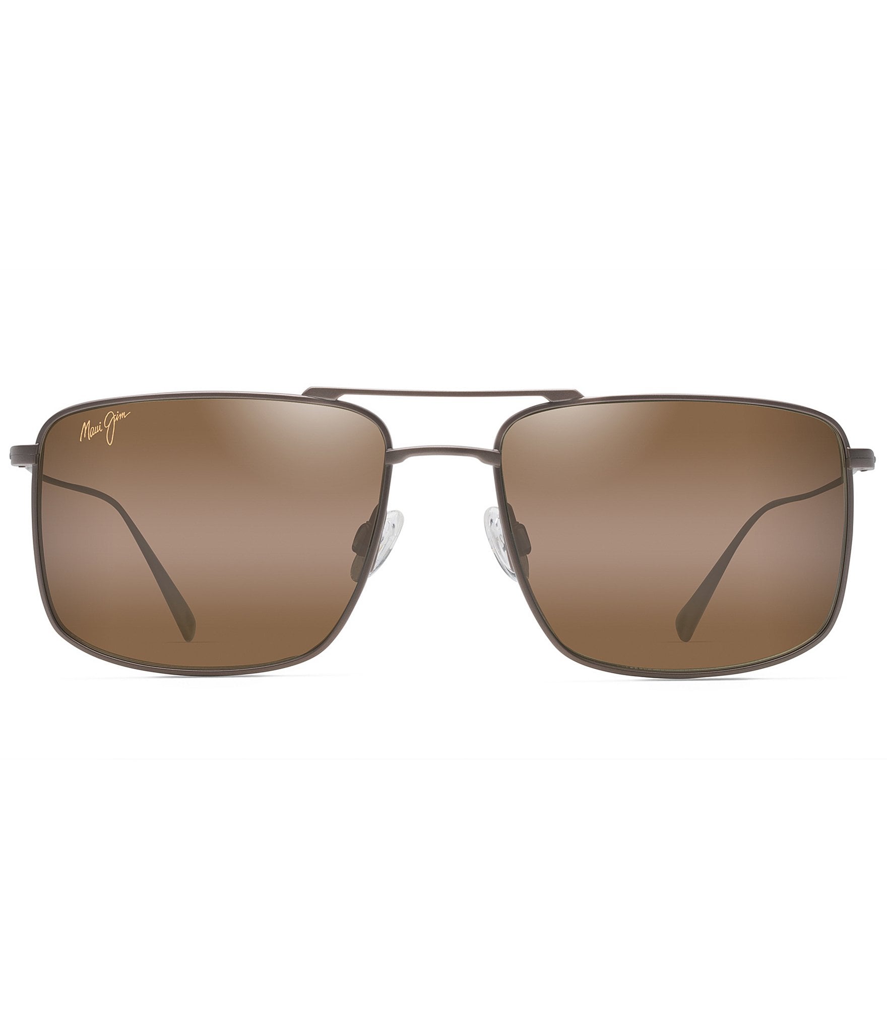 Maui Jim Men's Aeko 55mm Aviator Polarized Sunglasses