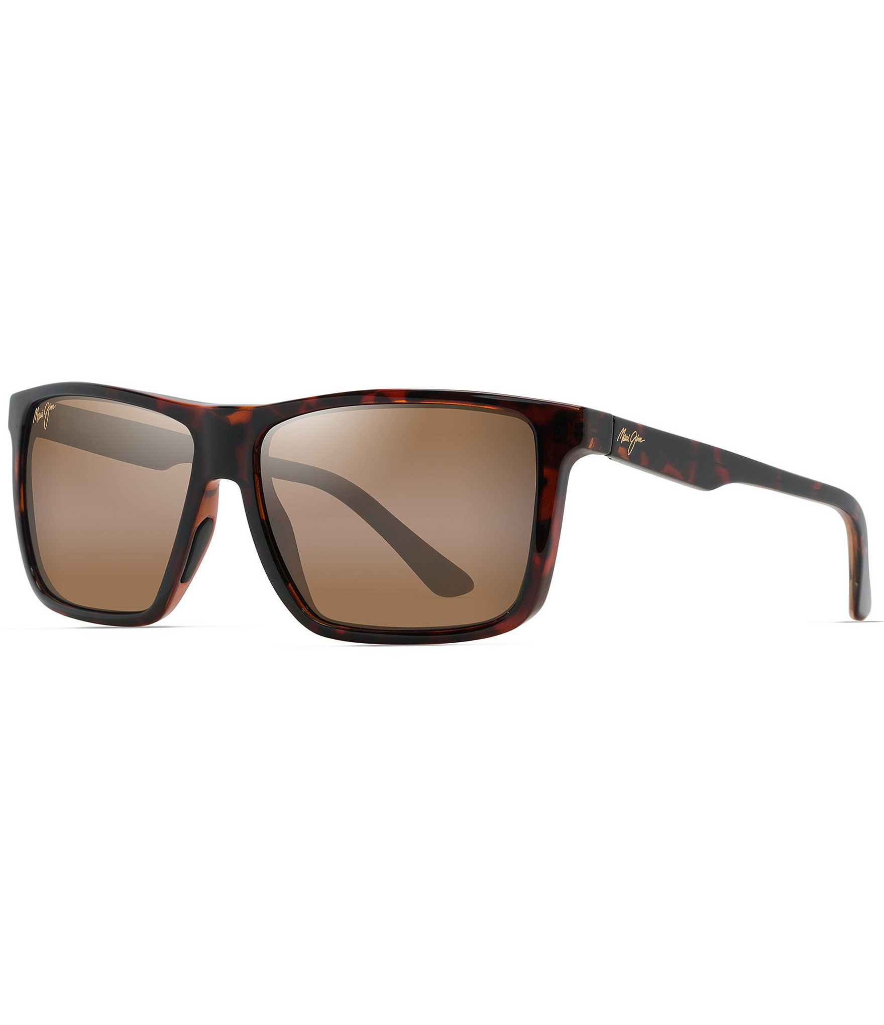 Maui Jim Men's Mamalu Bay PolarizedPlus2® 59.5mm Square Sunglasses