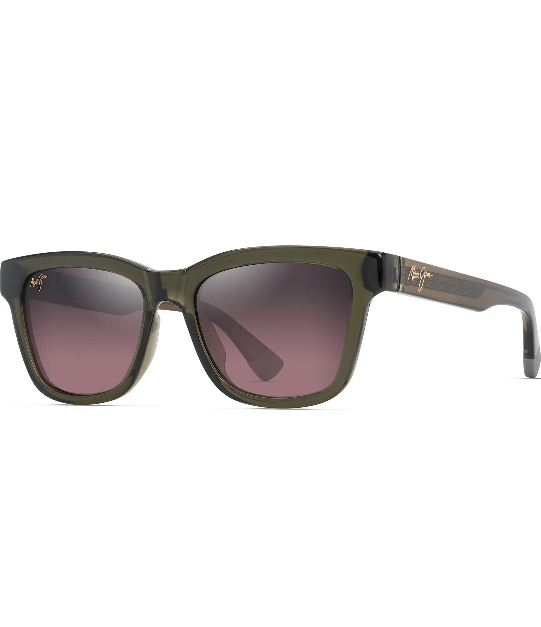 Maui Jim Unisex Hanohano PolarizedPlus2®52mm Square Sunglasses