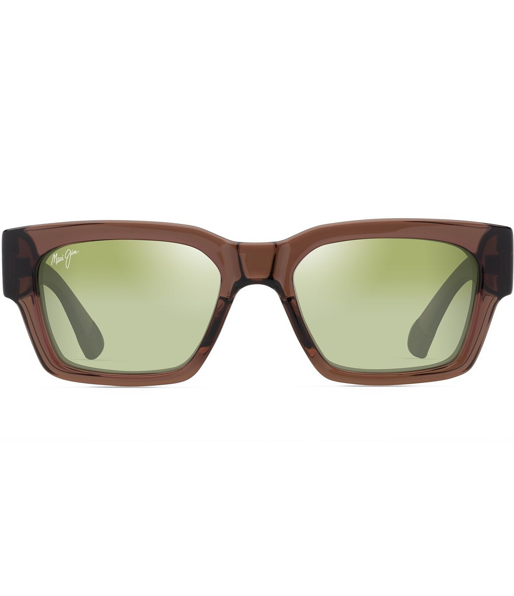 Maui Jim Unisex Kenui PolarizedPlus2®53mm Rectangle Sunglasses