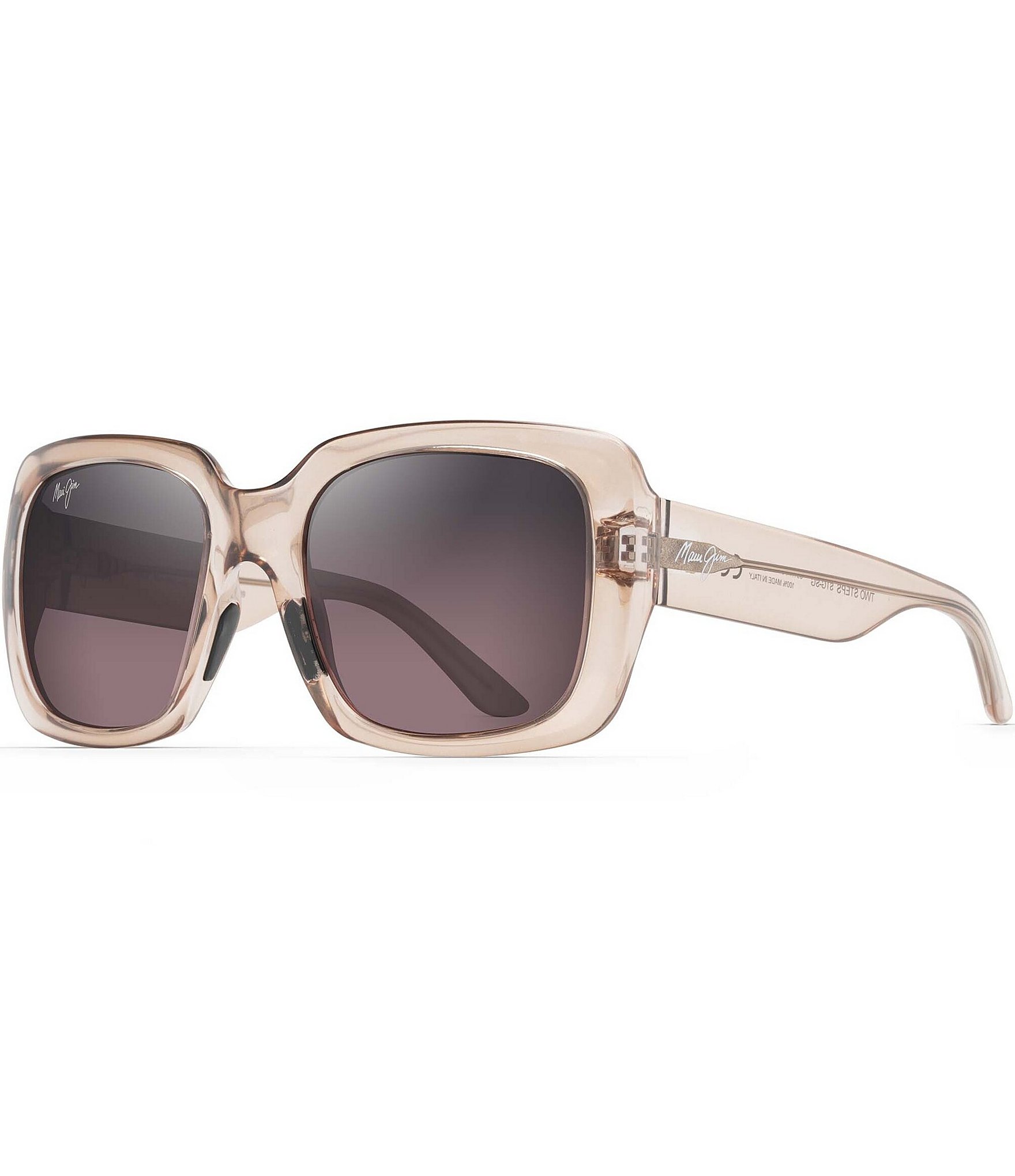 Maui Jim Two Steps Transparent Pink Sunglasses