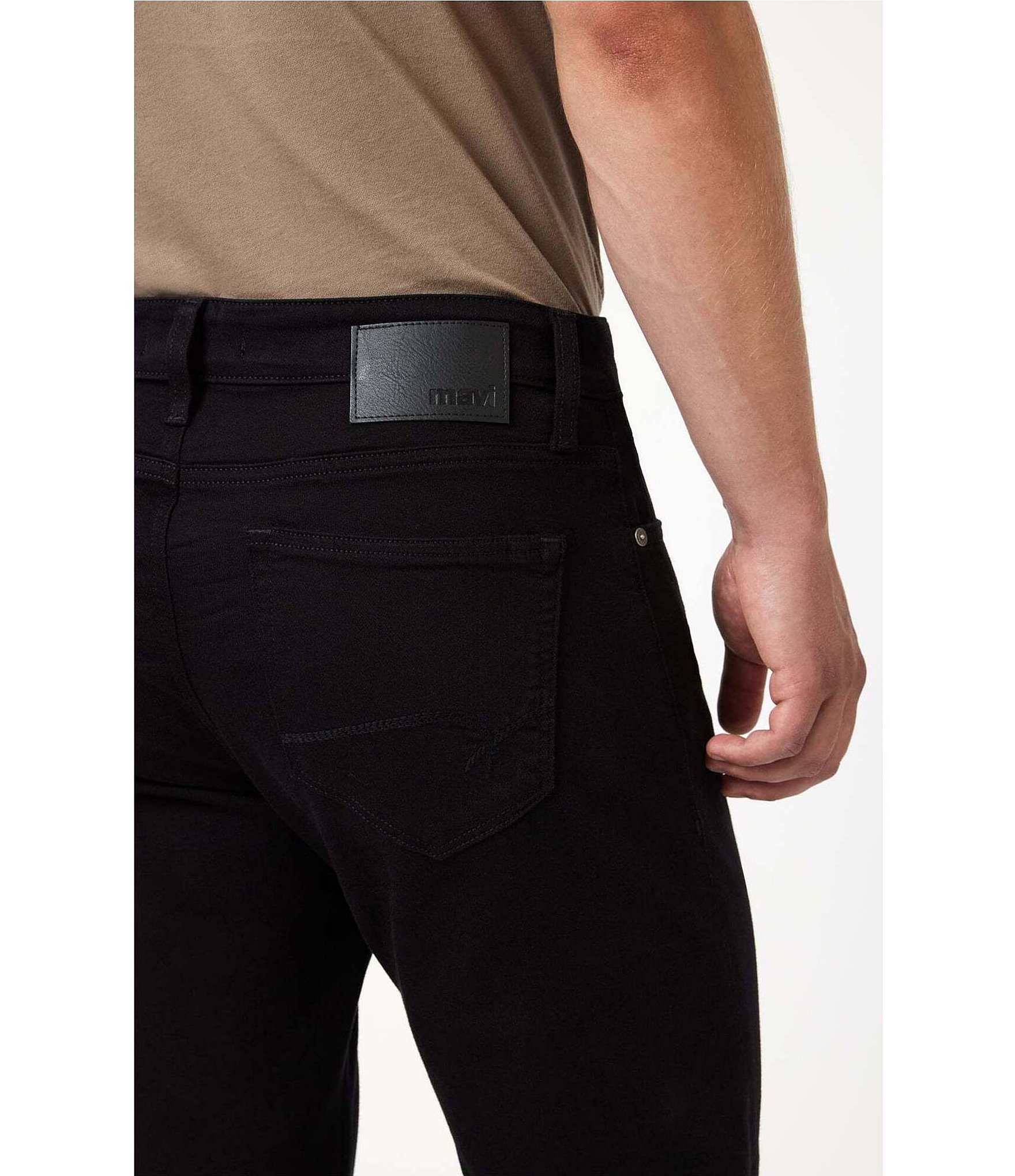 Mavi Jake Black Feather Modern Shape Slim Fit Denim Jeans