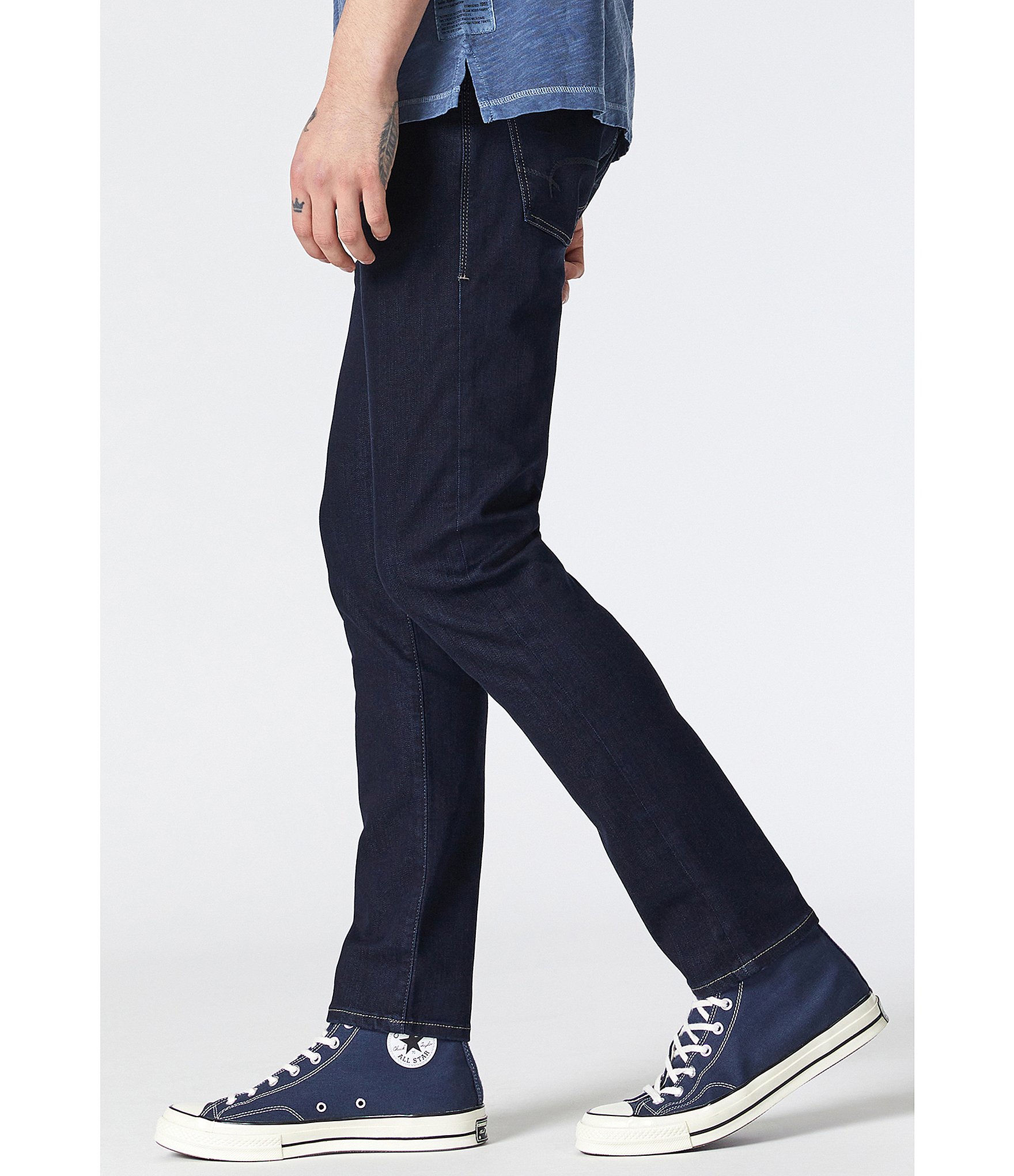 Mavi Marcus Rinse Slim Straight Leg Jeans