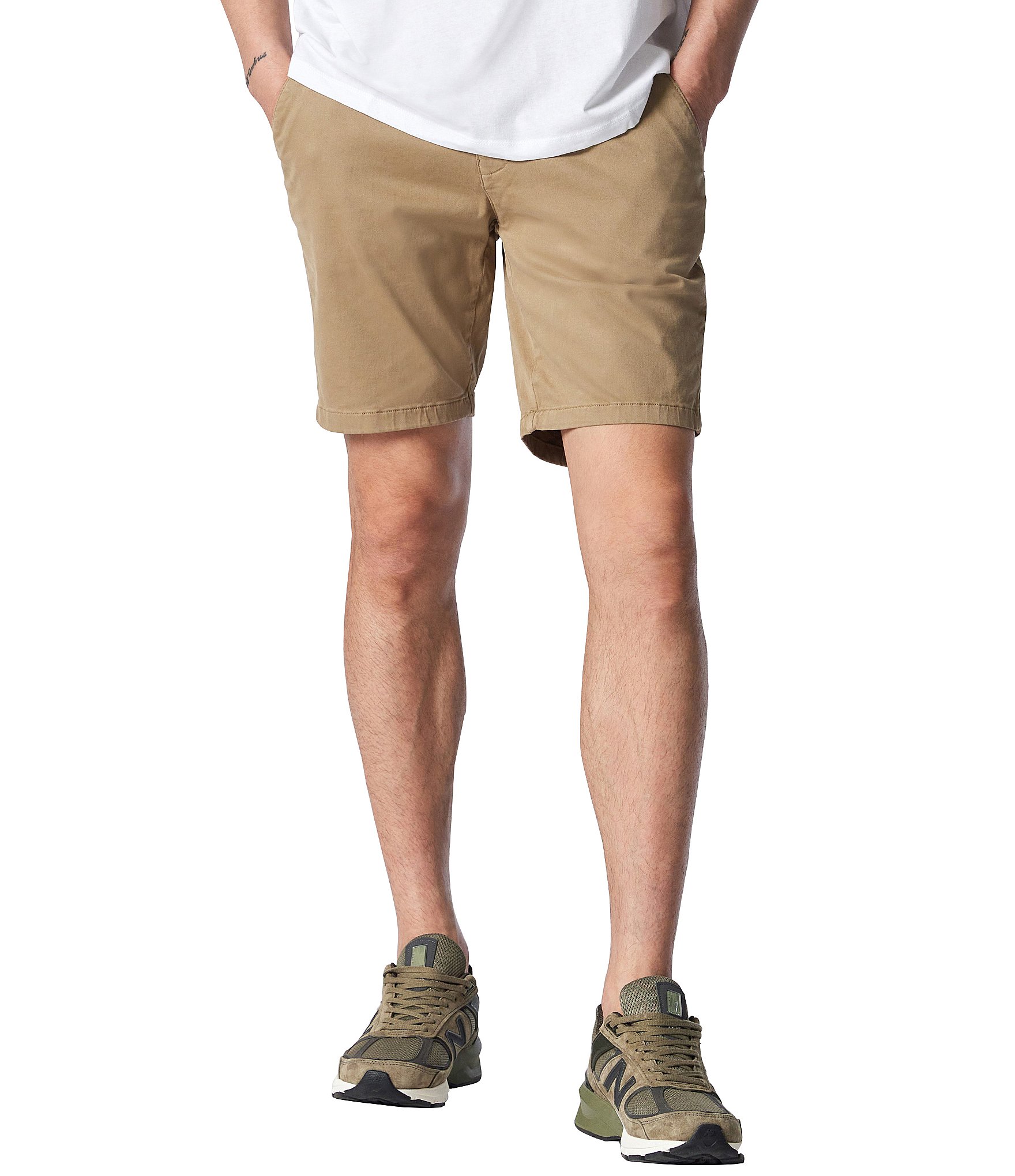 Mavi Noah Twill 9#double; Inseam Shorts