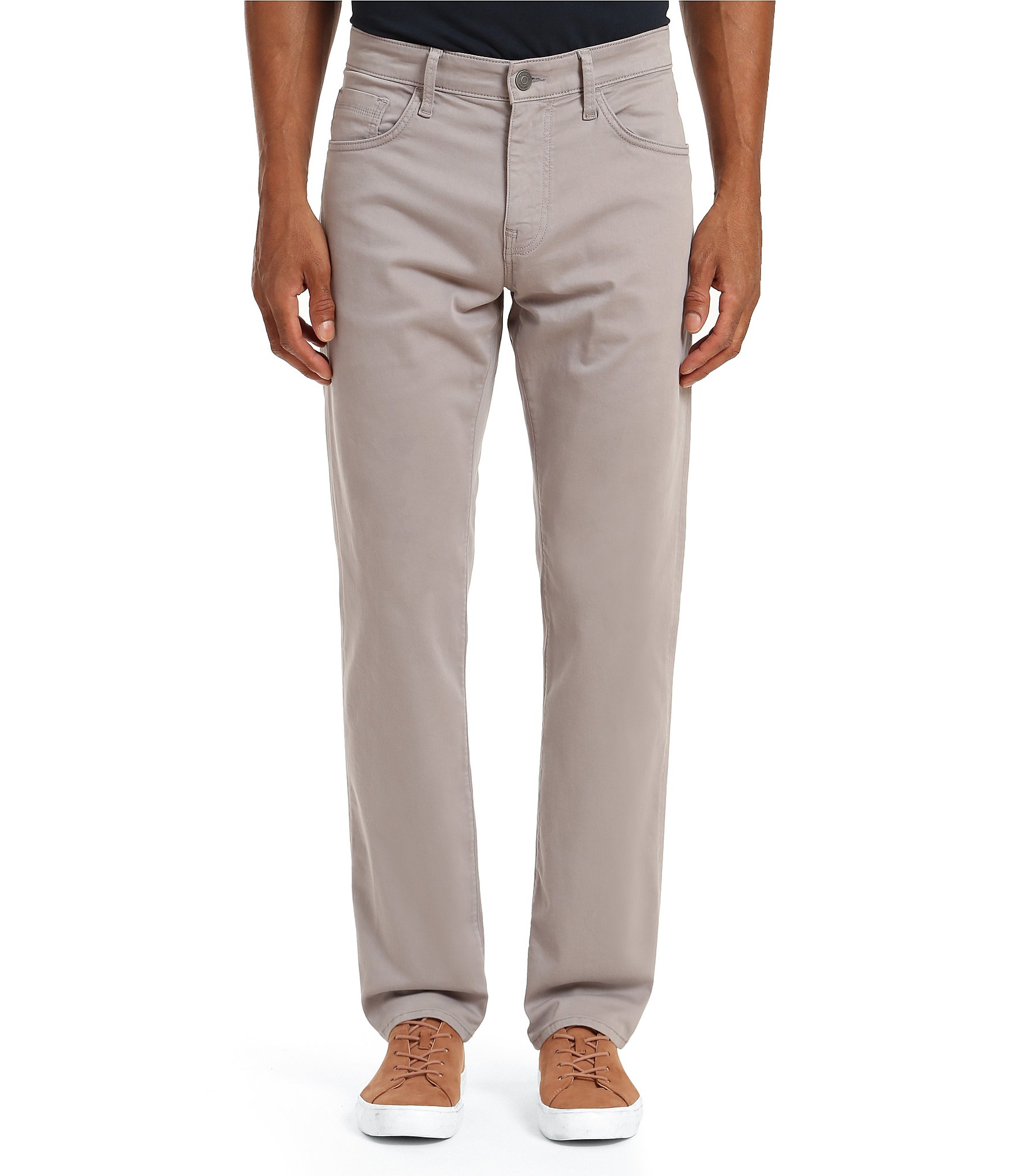 Mavi Zach Graphite Twill Straight Leg Jeans | Dillard's