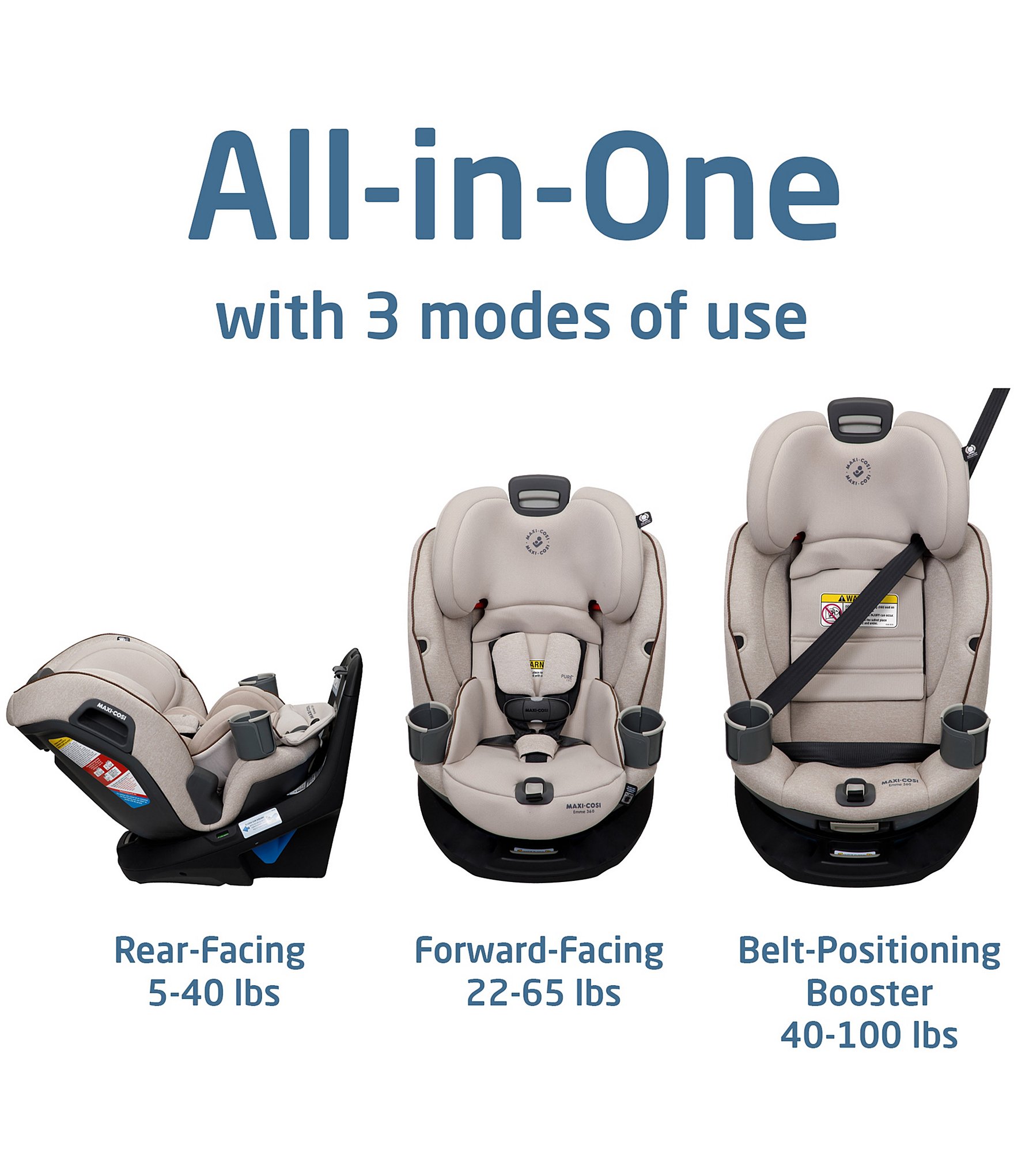 Maxi Cosi Emme 360™ Rotating All-in-One Convertible Car Seat