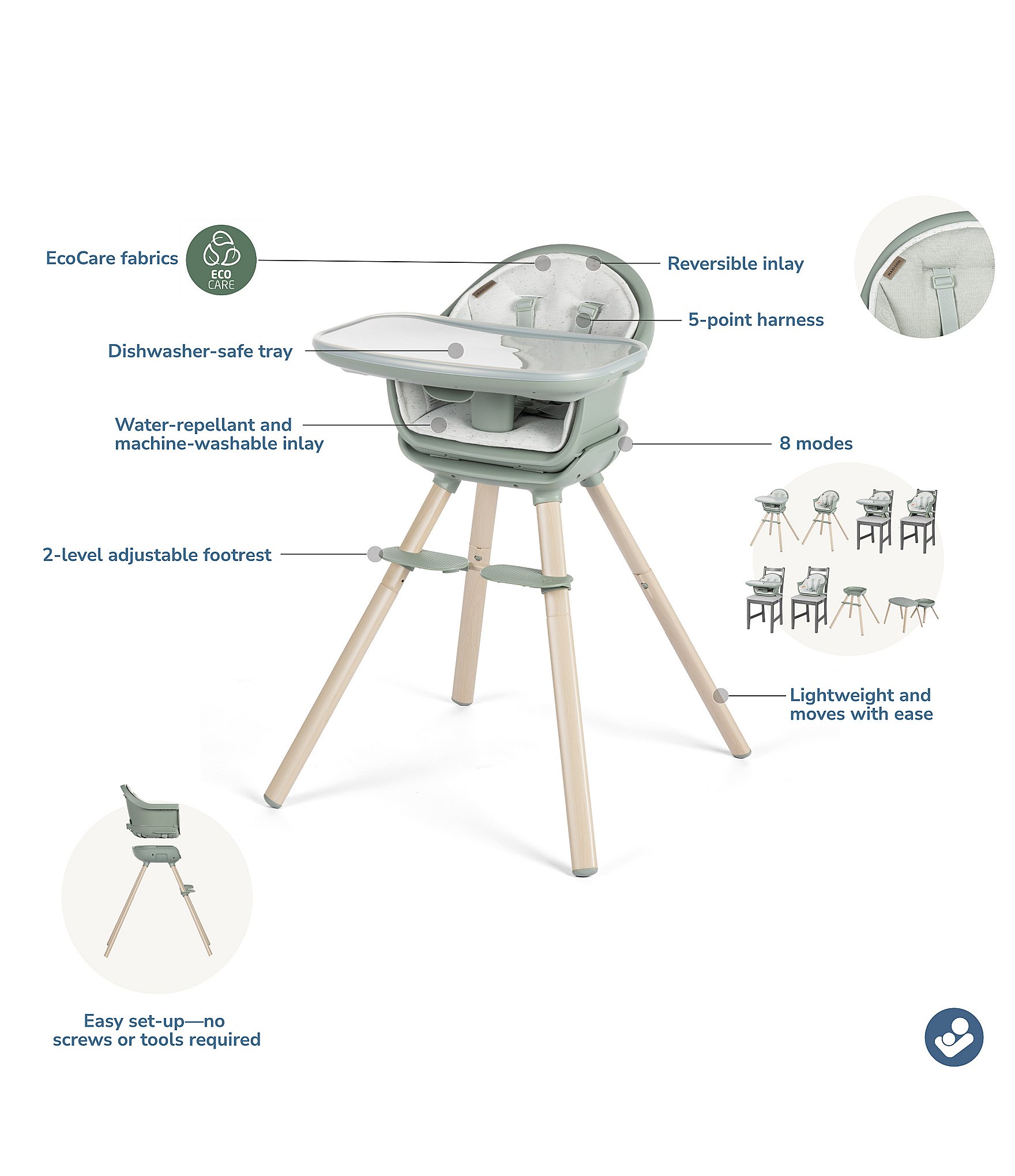 Maxi Cosi Moa 8-in-1 High Chair