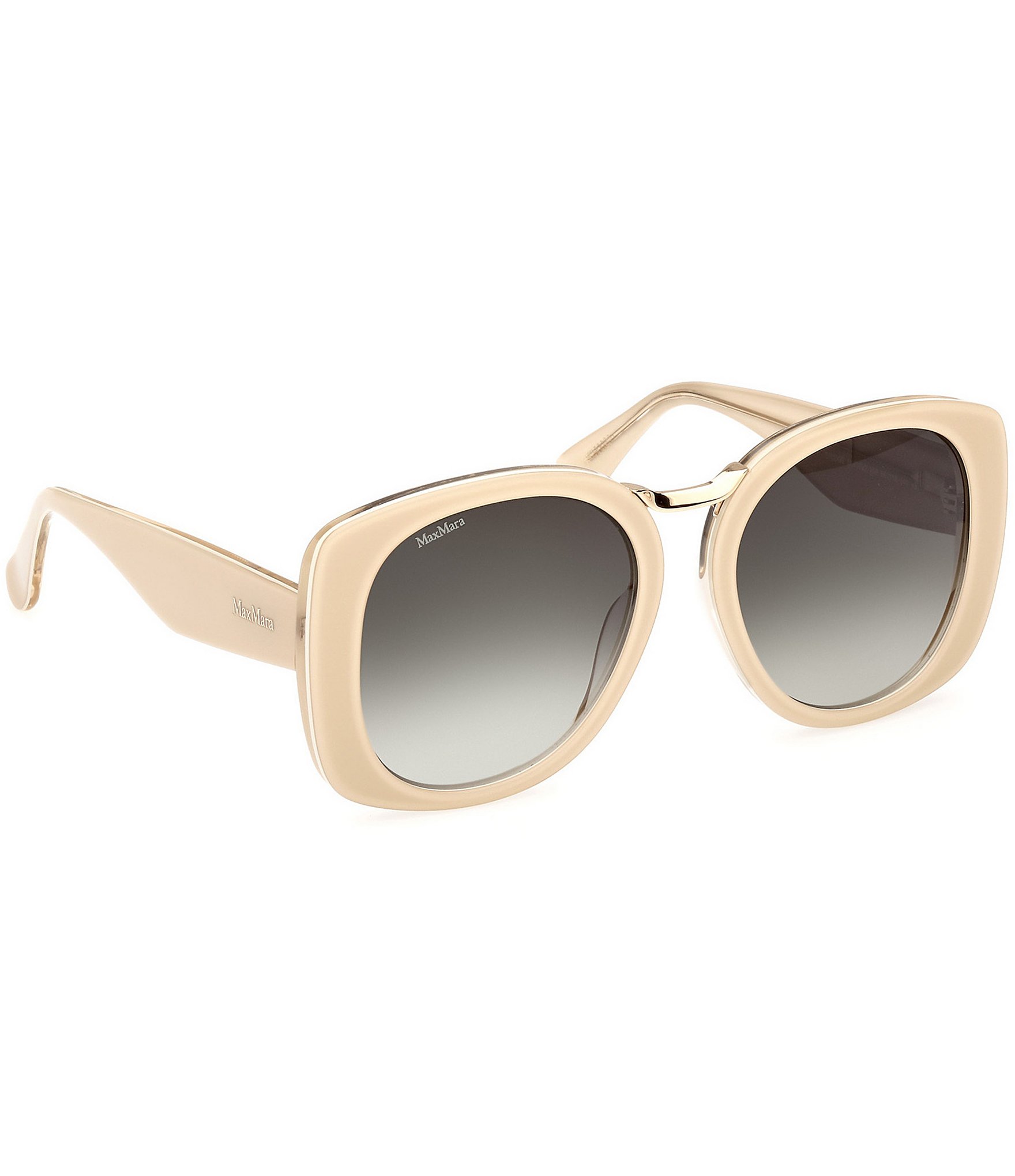 MaxMara Women's Bridge 55mm Round Sunglasses