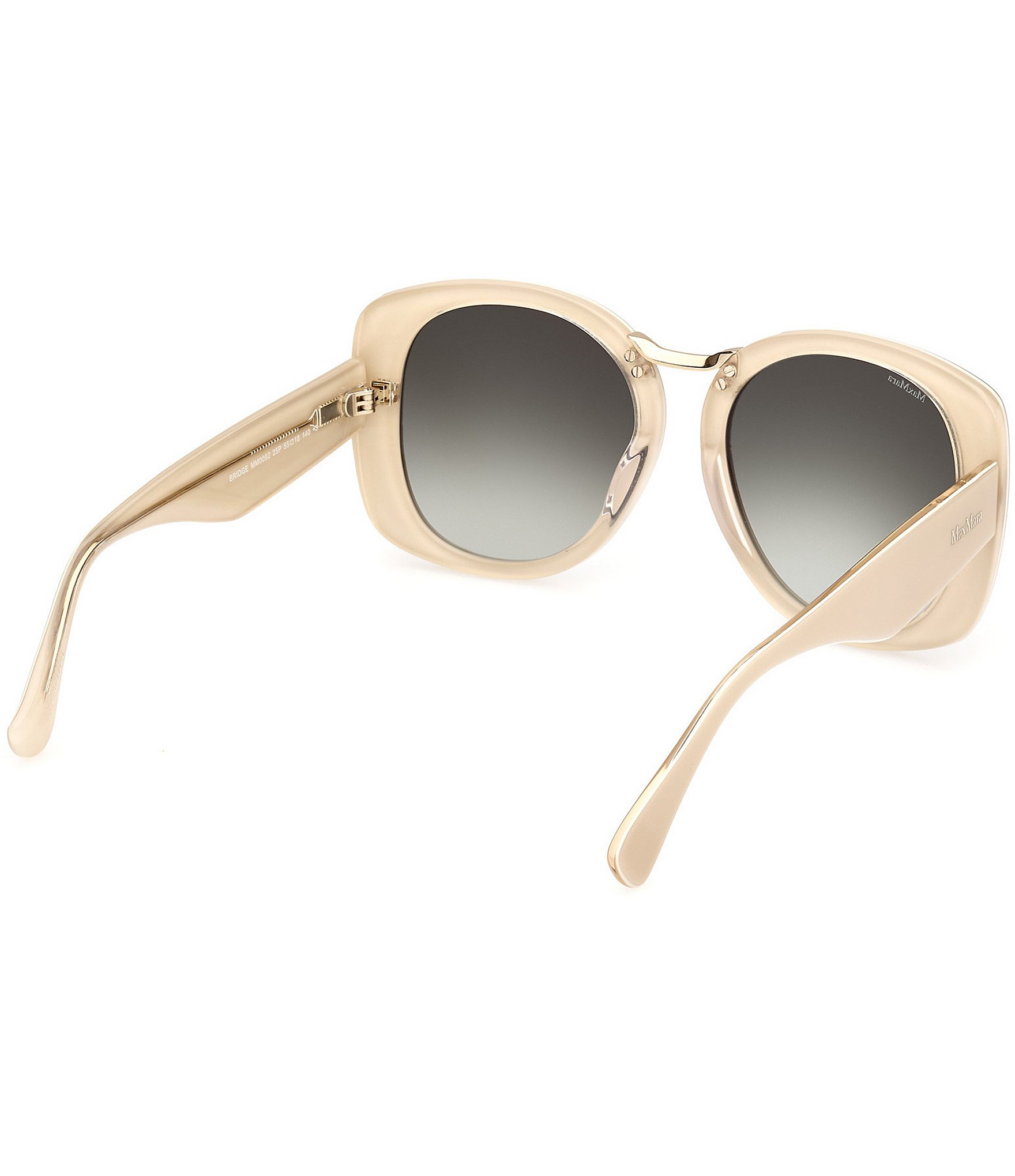 MaxMara Women's Bridge 55mm Round Sunglasses