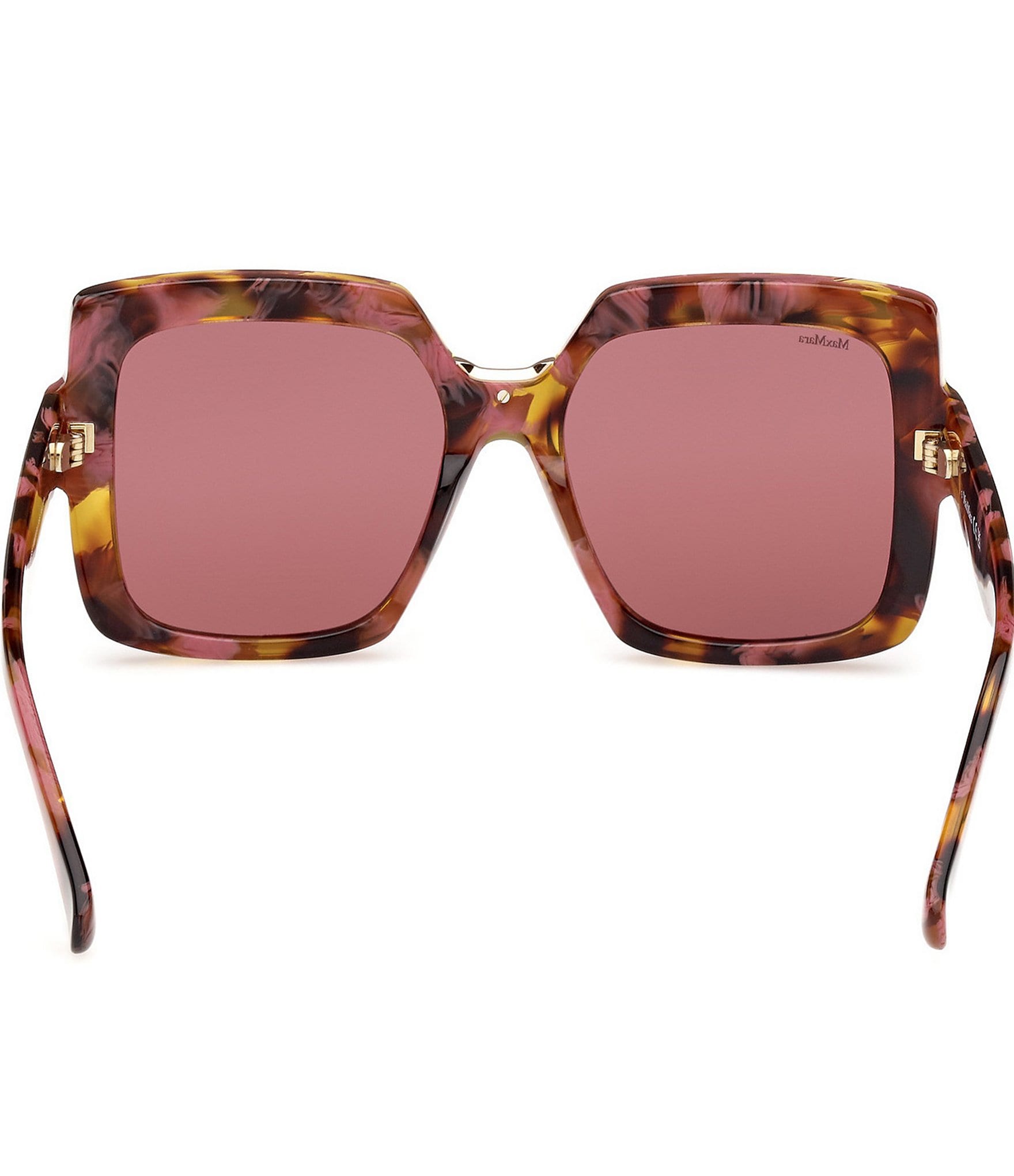 MaxMara Ernest 56mm Tortoise Print Square Sunglasses