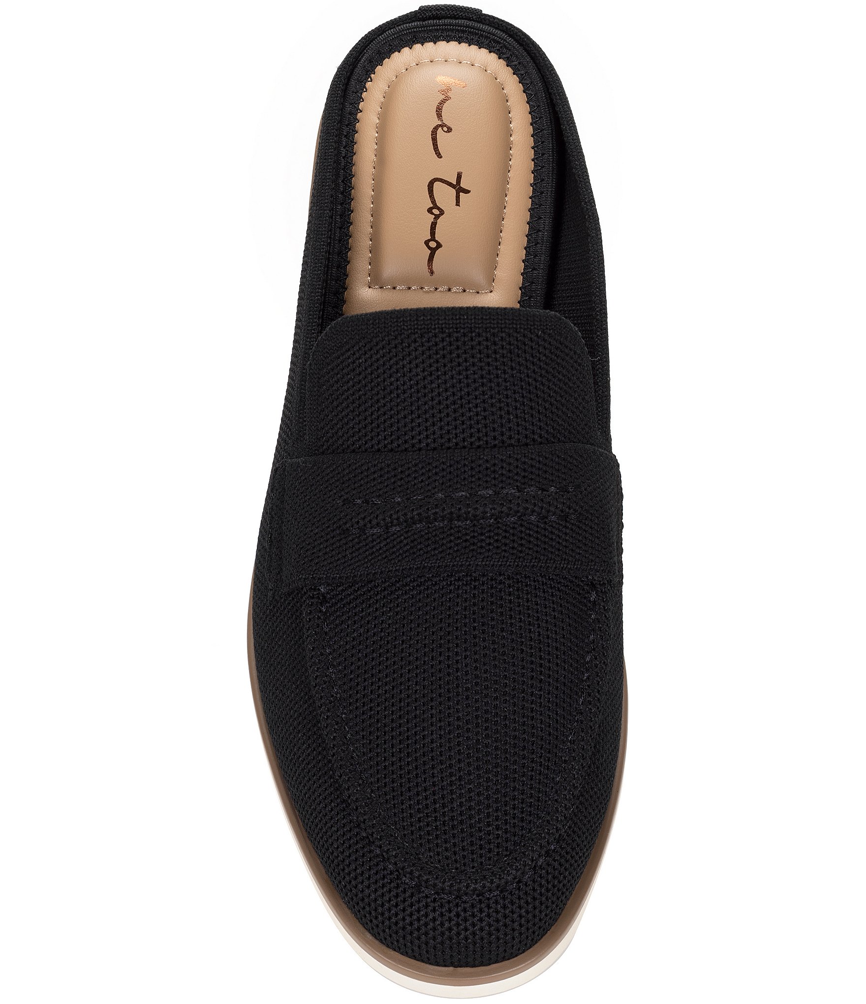 Me Too Base Stretch Knit Loafer Sport Mules