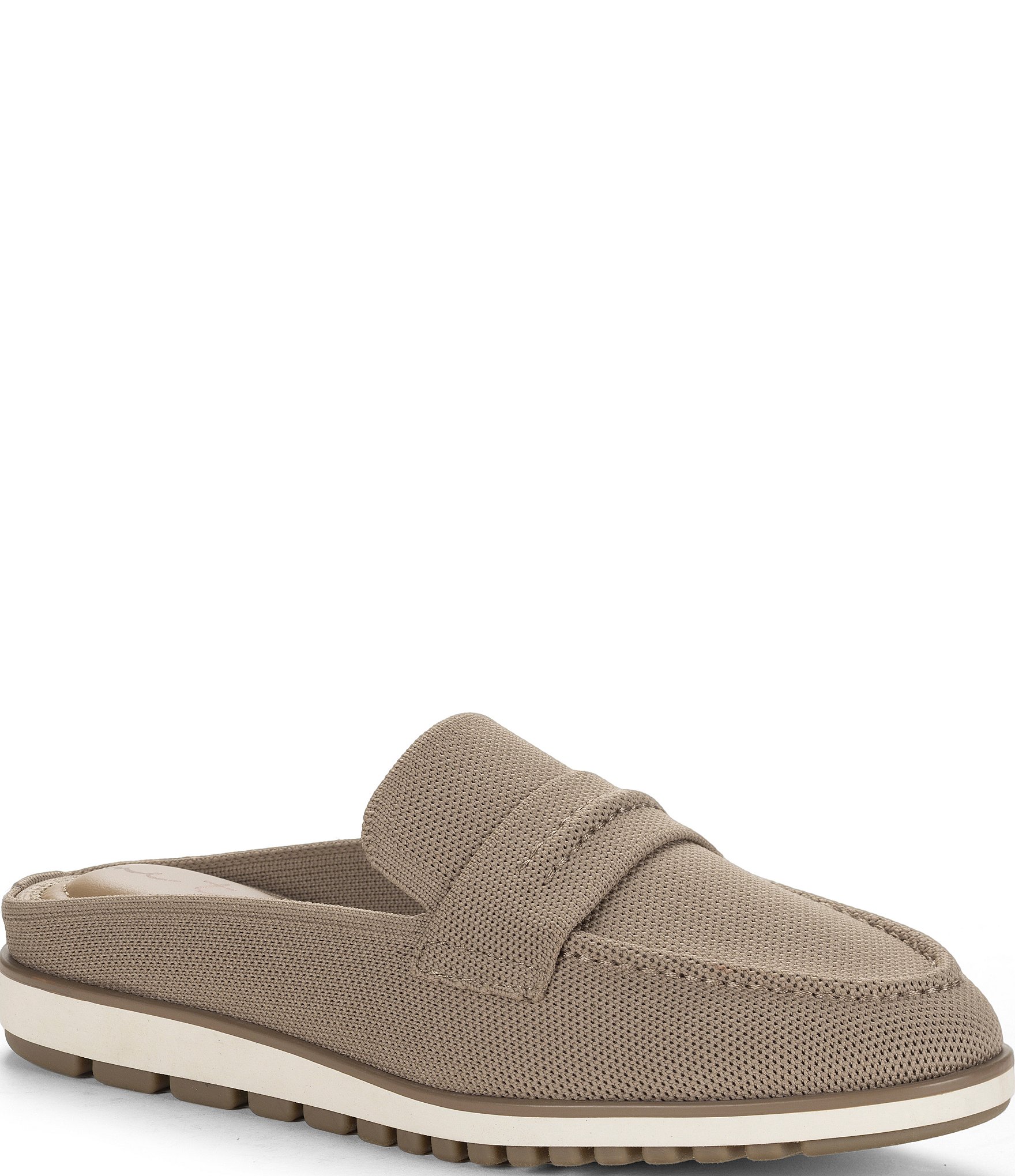 Me Too Base Stretch Knit Loafer Sport Mules