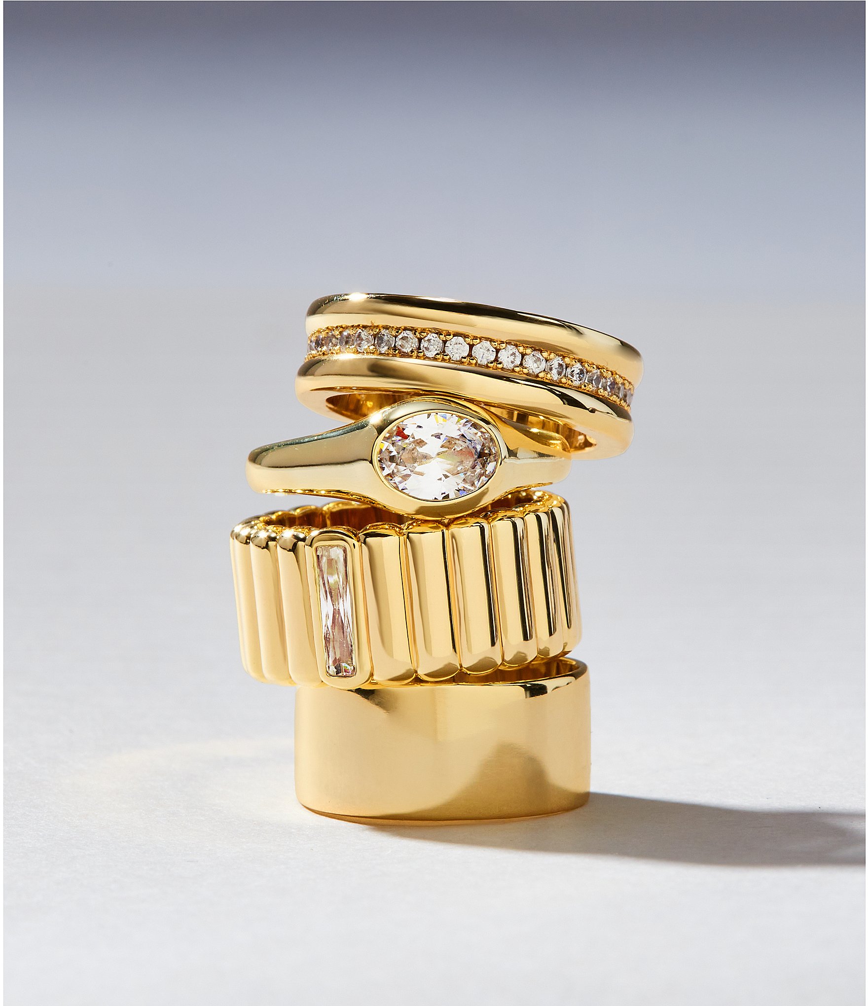 Melinda Maria Atlas Thick Band Ring