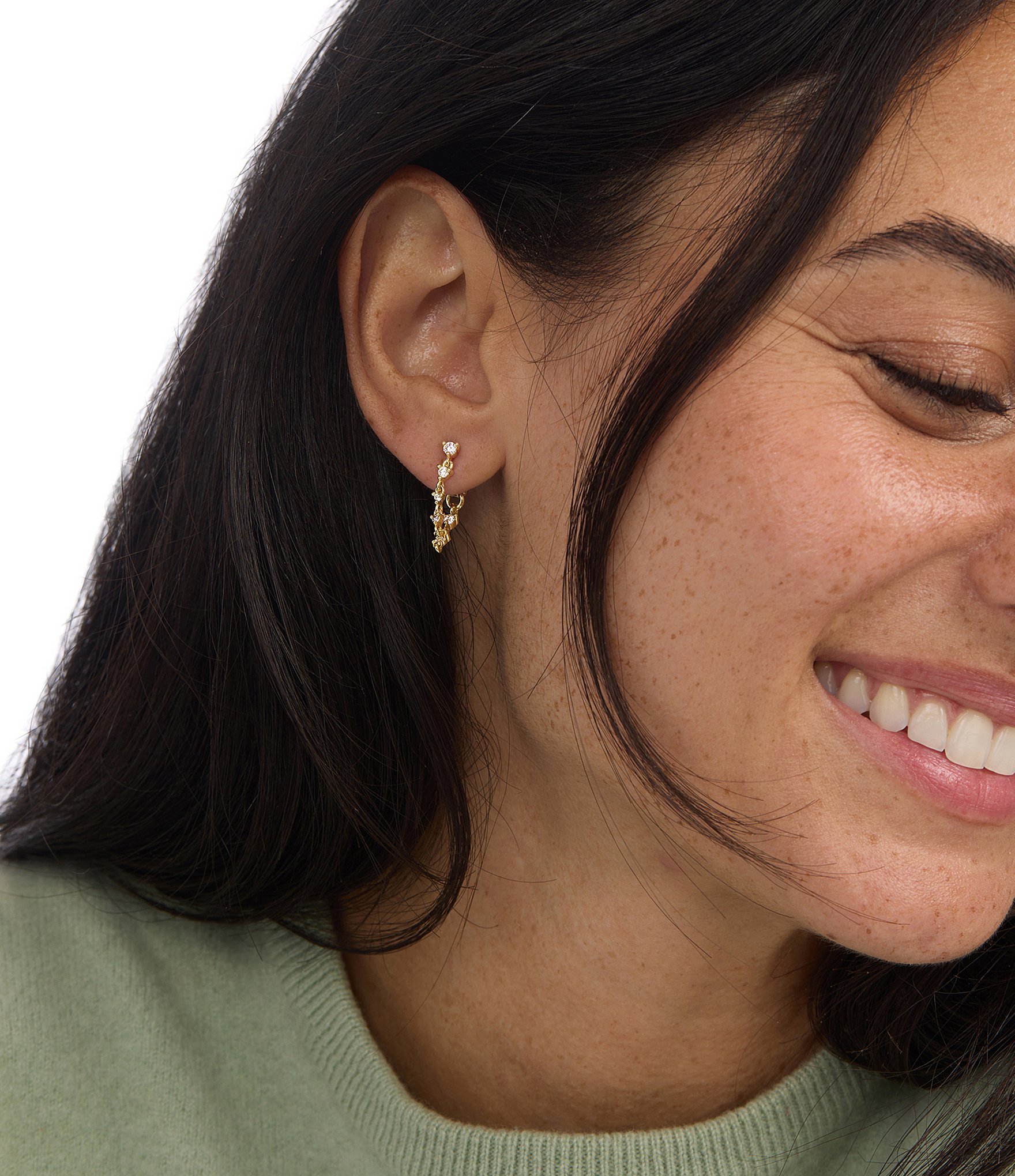 Melinda Maria Not Your Basic Soft Hoop Earrings