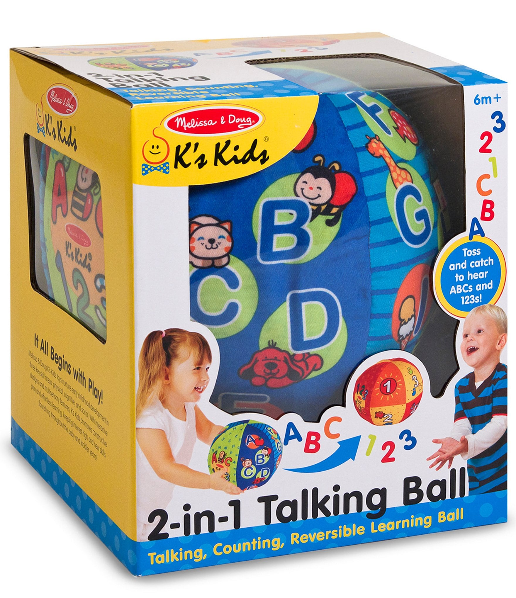 Melissa & Doug 2-in-1 Talking Ball Learning Toy