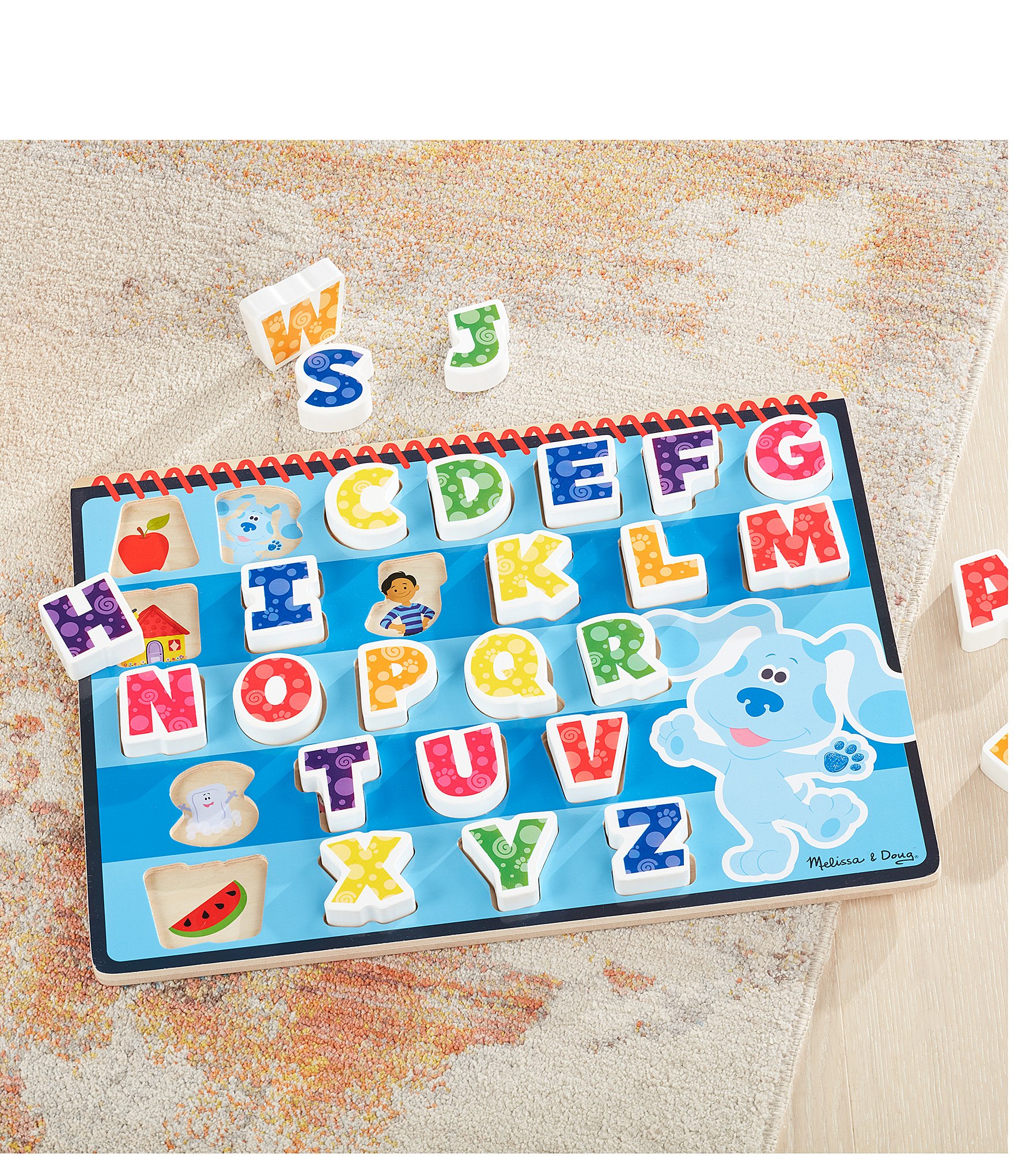 Melissa & Doug Blues Clues & You! Wooden Chunky Puzzle Alphabet
