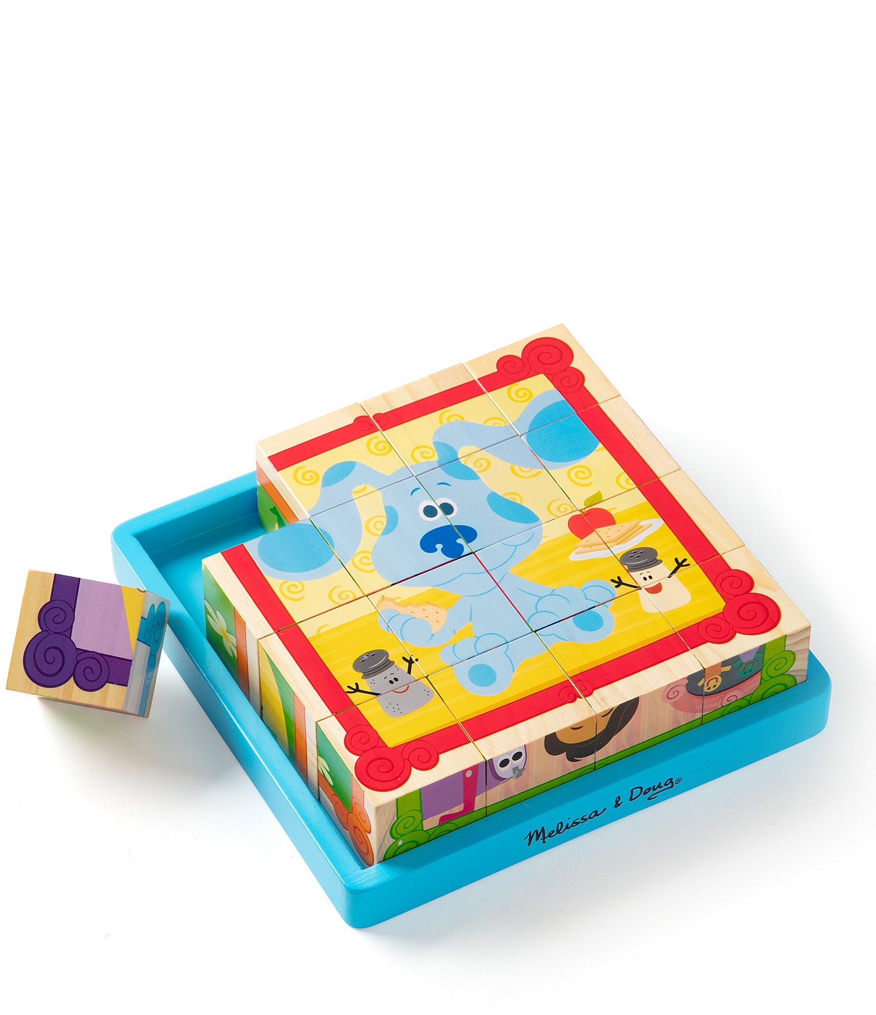 Melissa & Doug Blues Clues & You! Wooden Cube Puzzle - 16 Pieces