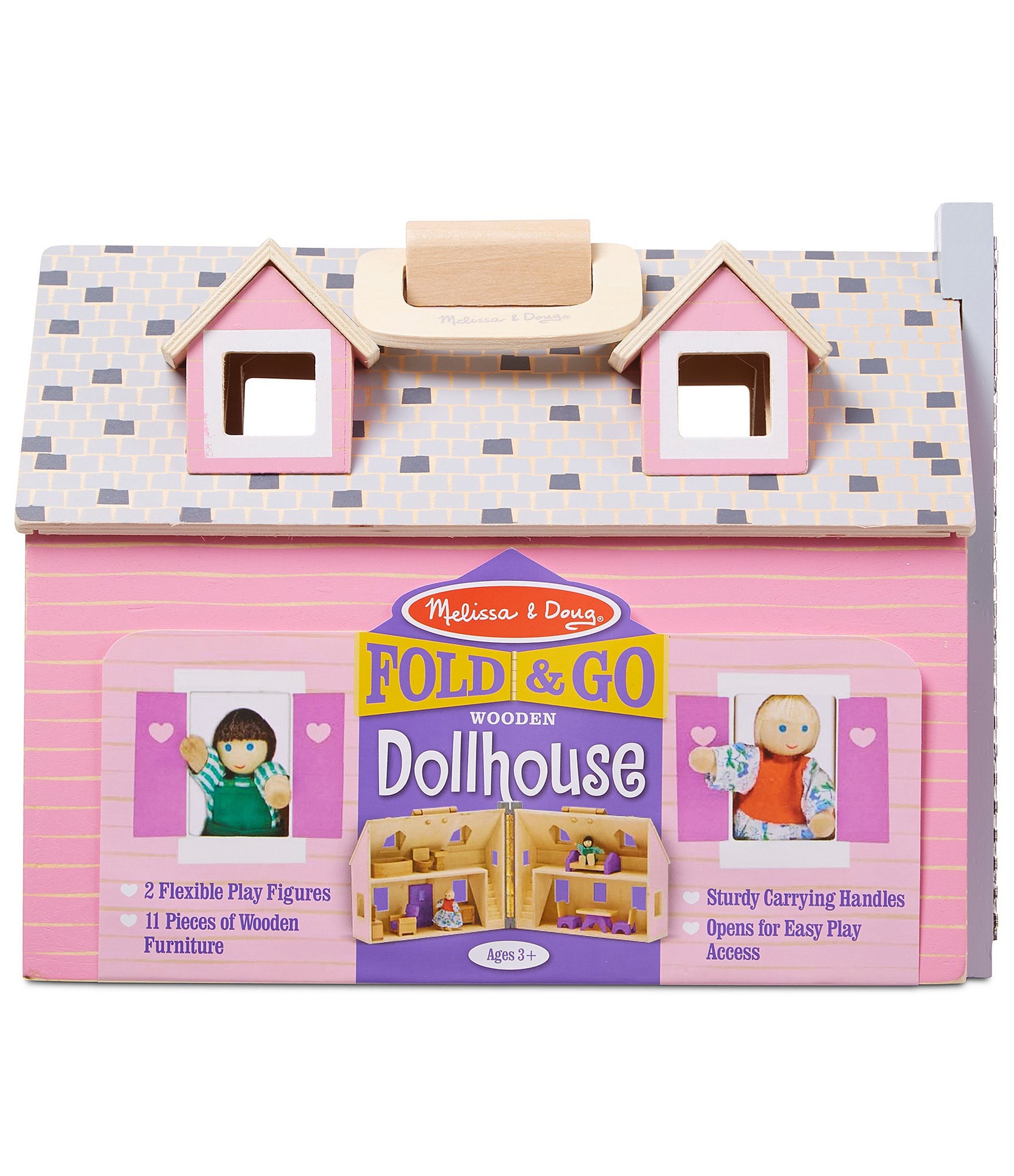 melissa and doug wooden dollhouse