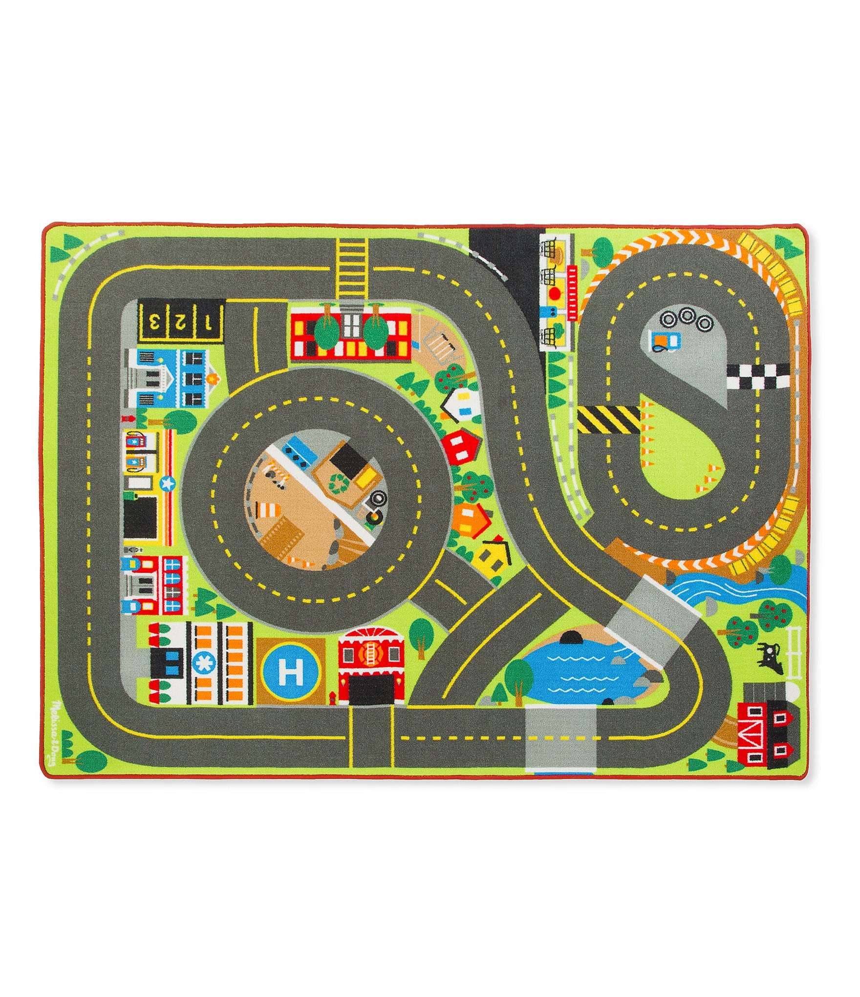 Melissa & Doug Jumbo Roadway Activity Rug