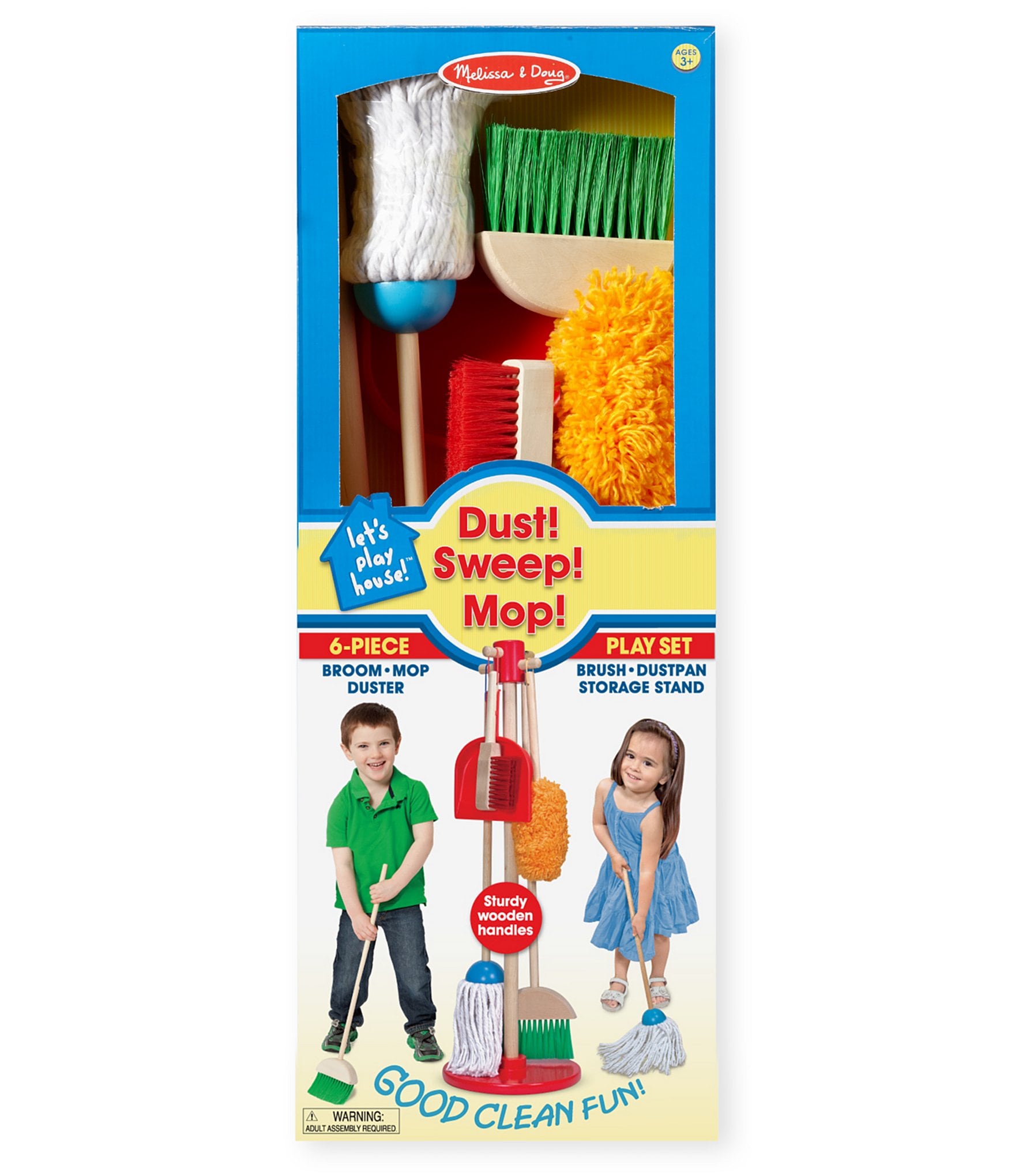 Melissa & Doug Let's Play House Dust Sweep Mop Play Set | Dillard's