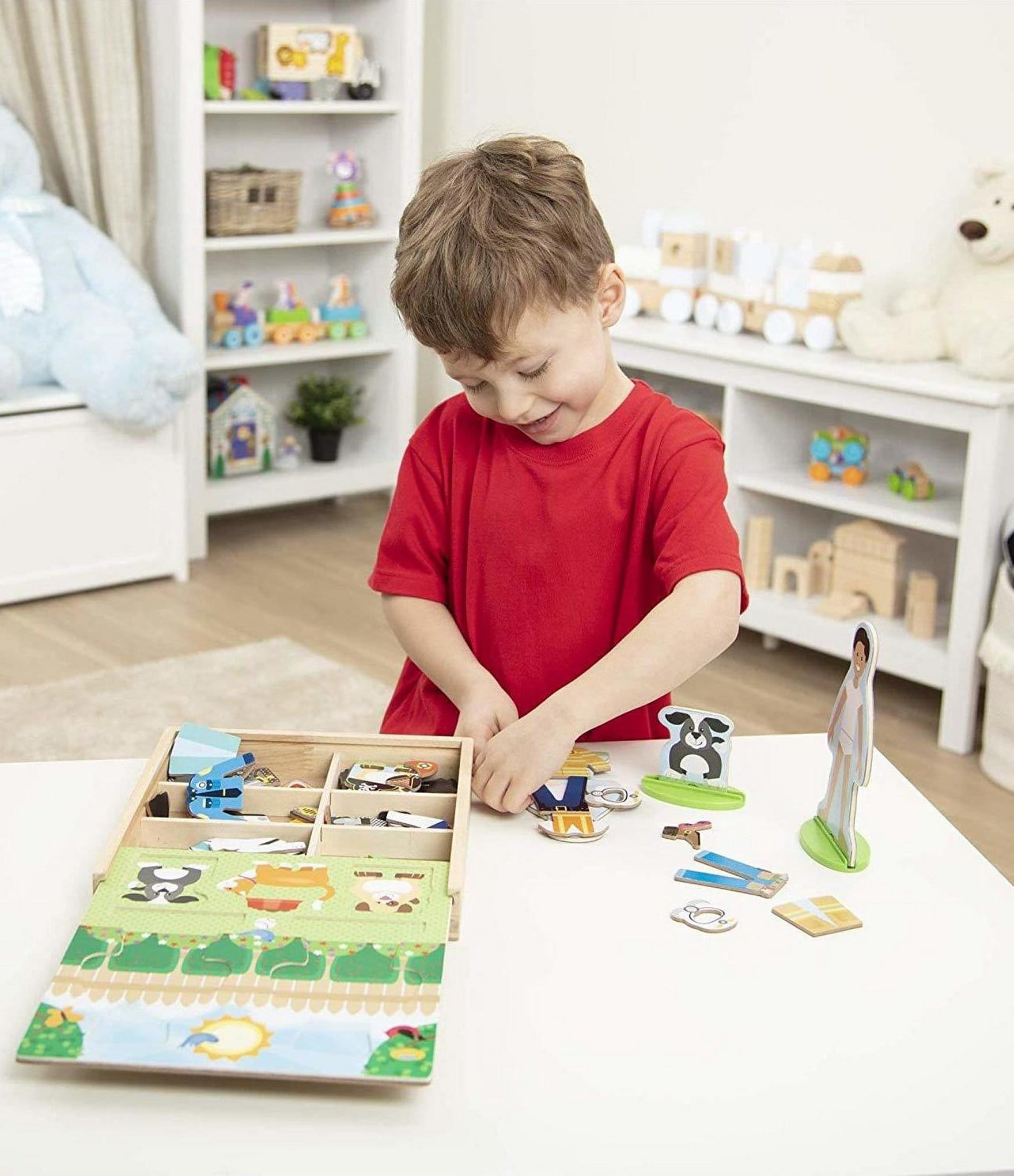 Melissa & Doug Occupations Magnetic Pretend Play Set